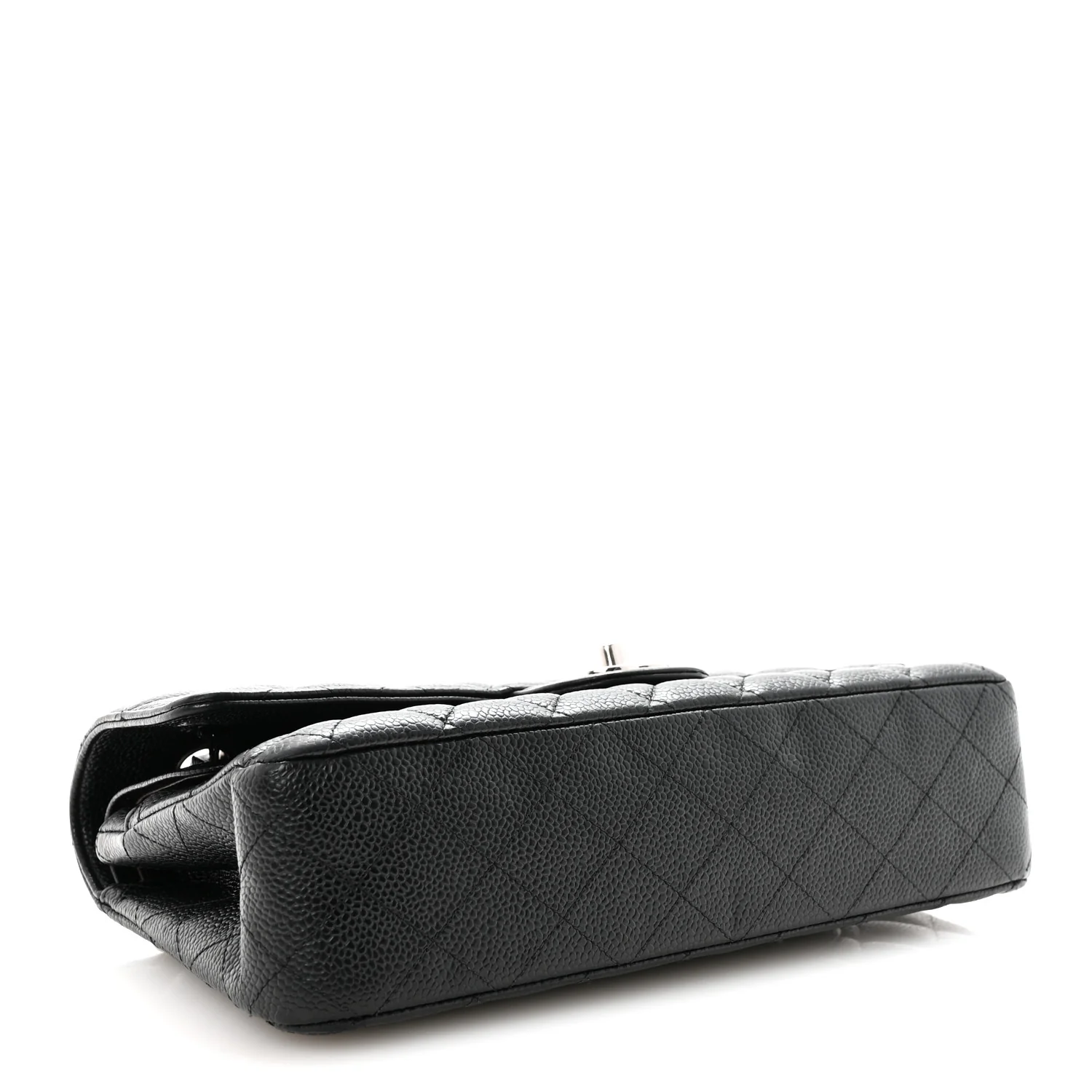 Caviar Quilted Medium Double Flap Black - Image 4