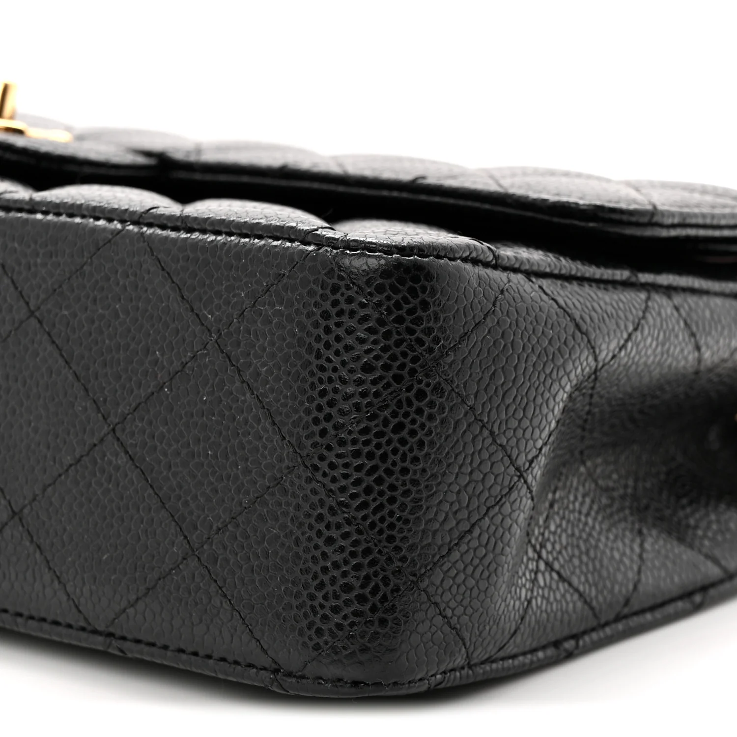 Caviar Quilted Medium Double Flap Black - Image 10
