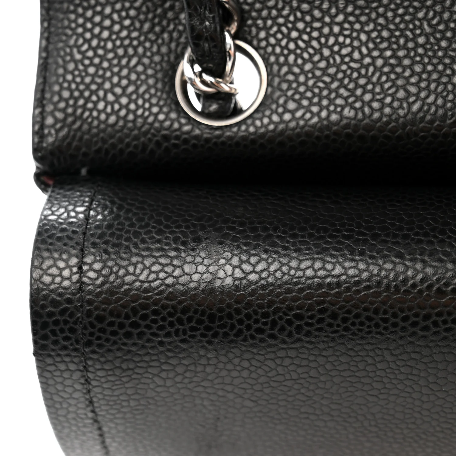 Caviar Quilted Medium Double Flap Black - Image 15