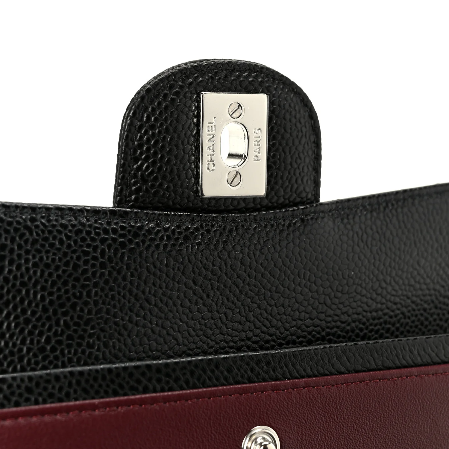 Caviar Quilted Medium Double Flap Black - Image 7