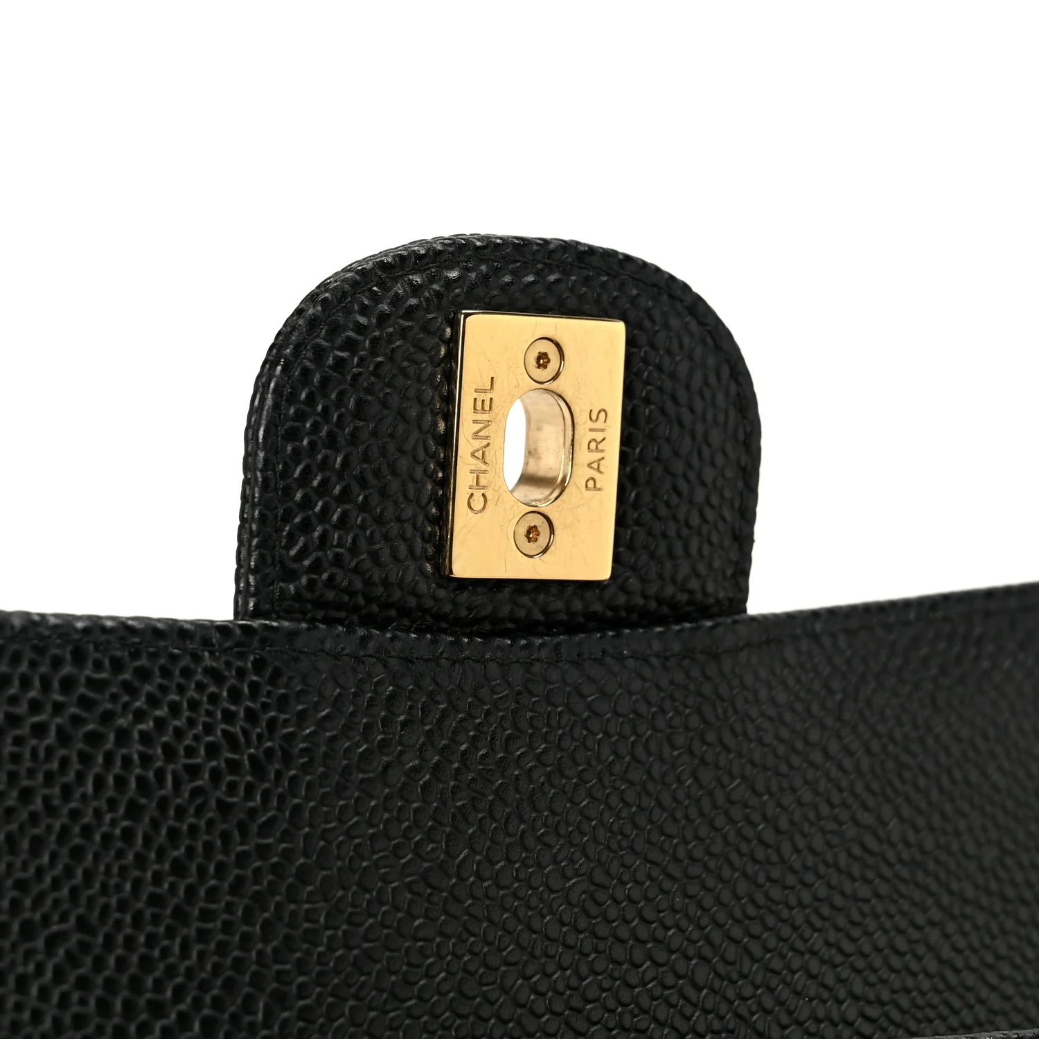 Caviar Quilted Medium Double Flap Black - Image 7
