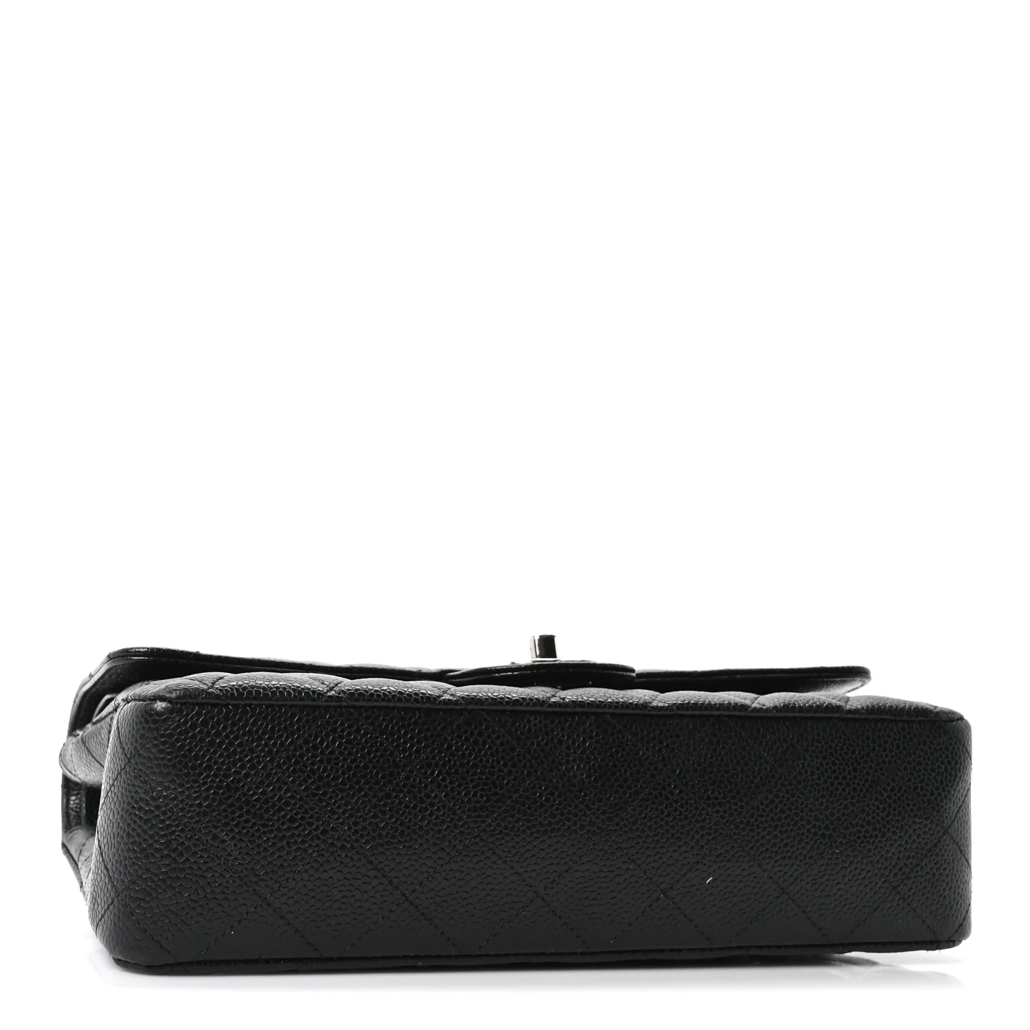 Caviar Quilted Medium Double Flap Black - Image 4