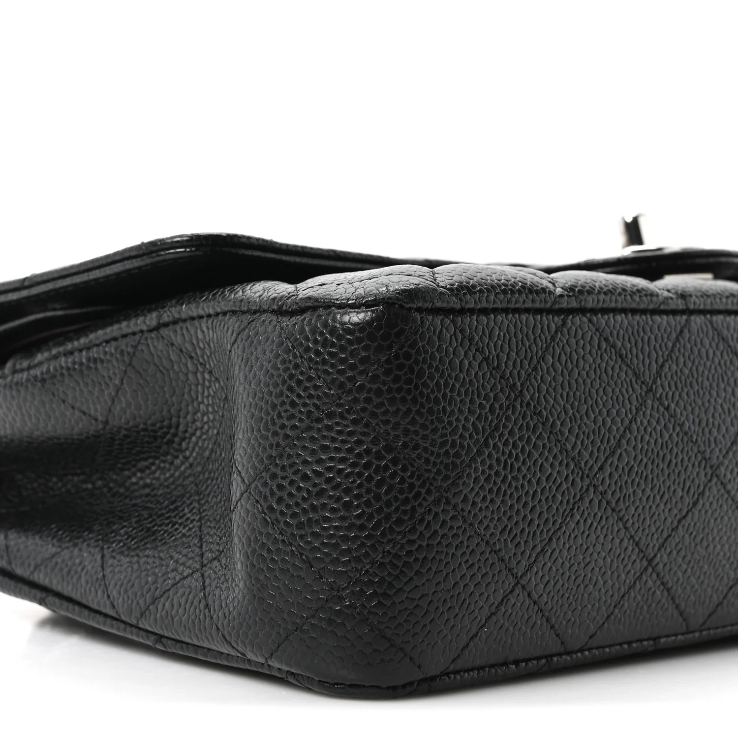 Caviar Quilted Medium Double Flap Black - Image 9