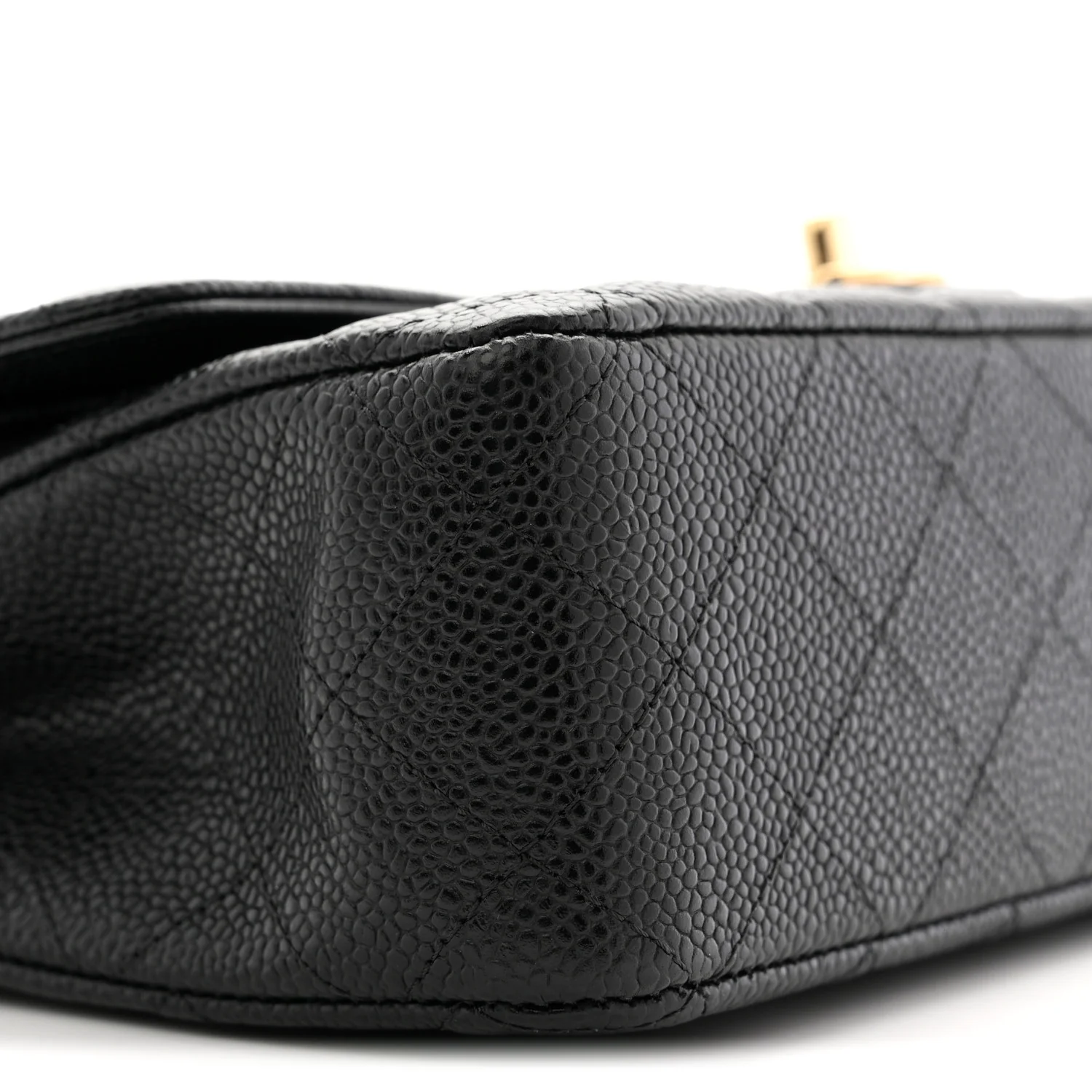 Caviar Quilted Medium Double Flap Black - Image 9