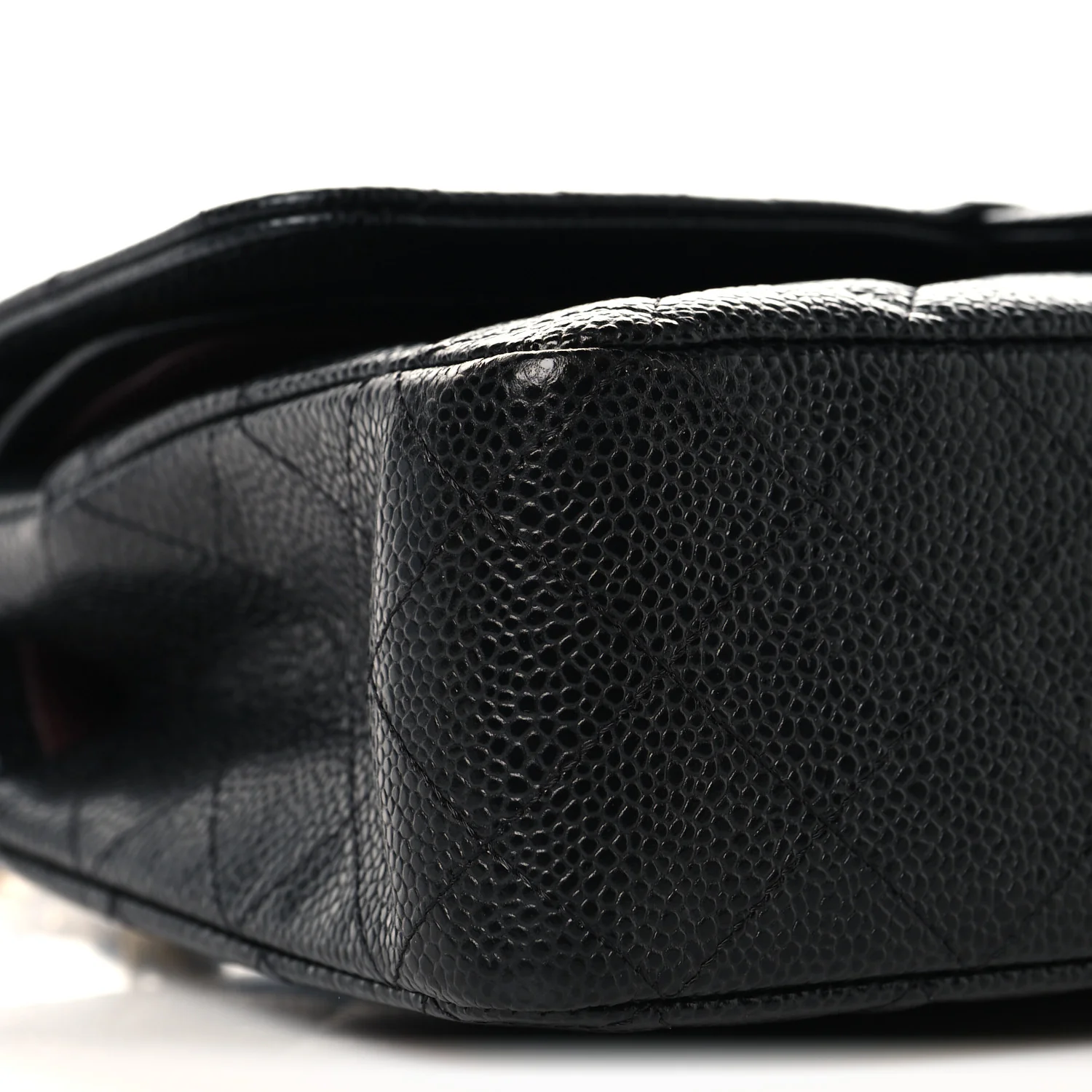 Caviar Quilted Medium Double Flap Black - Image 9