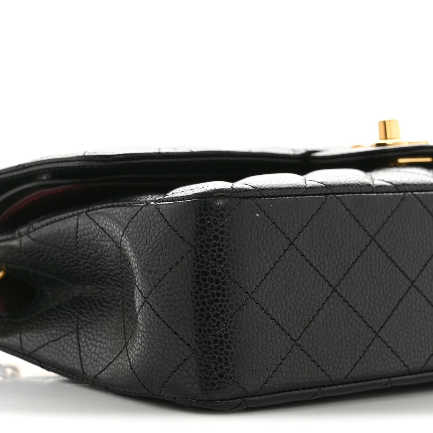 Caviar Quilted Medium Double Flap Black - Image 10