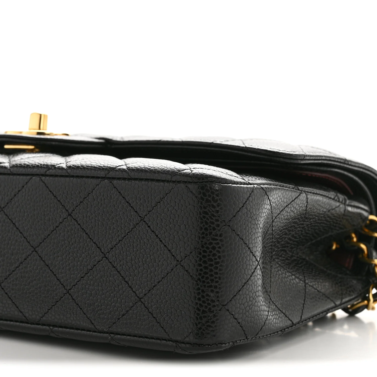 Caviar Quilted Medium Double Flap Black - Image 11