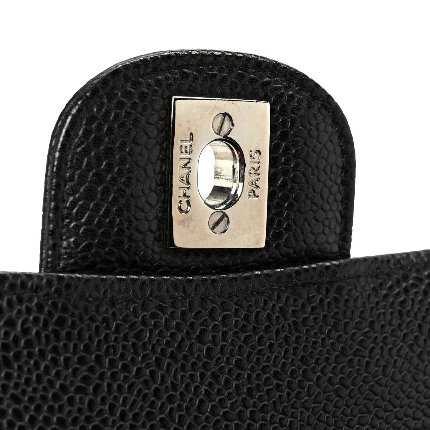 Caviar Quilted Medium Double Flap Black - Image 7