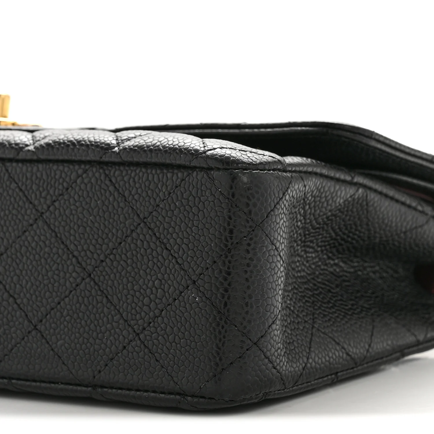 Caviar Quilted Medium Double Flap Black - Image 10