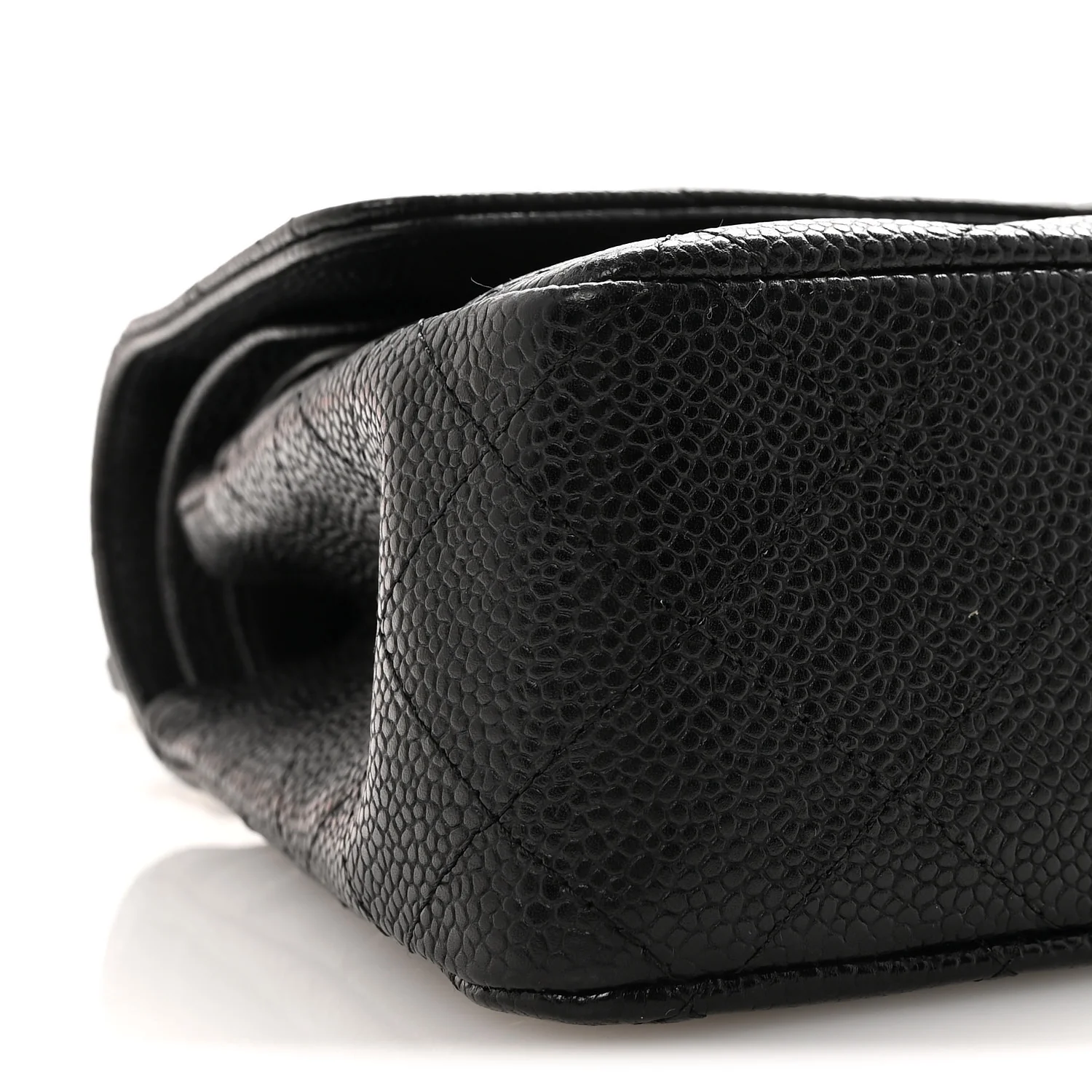 Caviar Quilted Medium Double Flap Black - Image 9