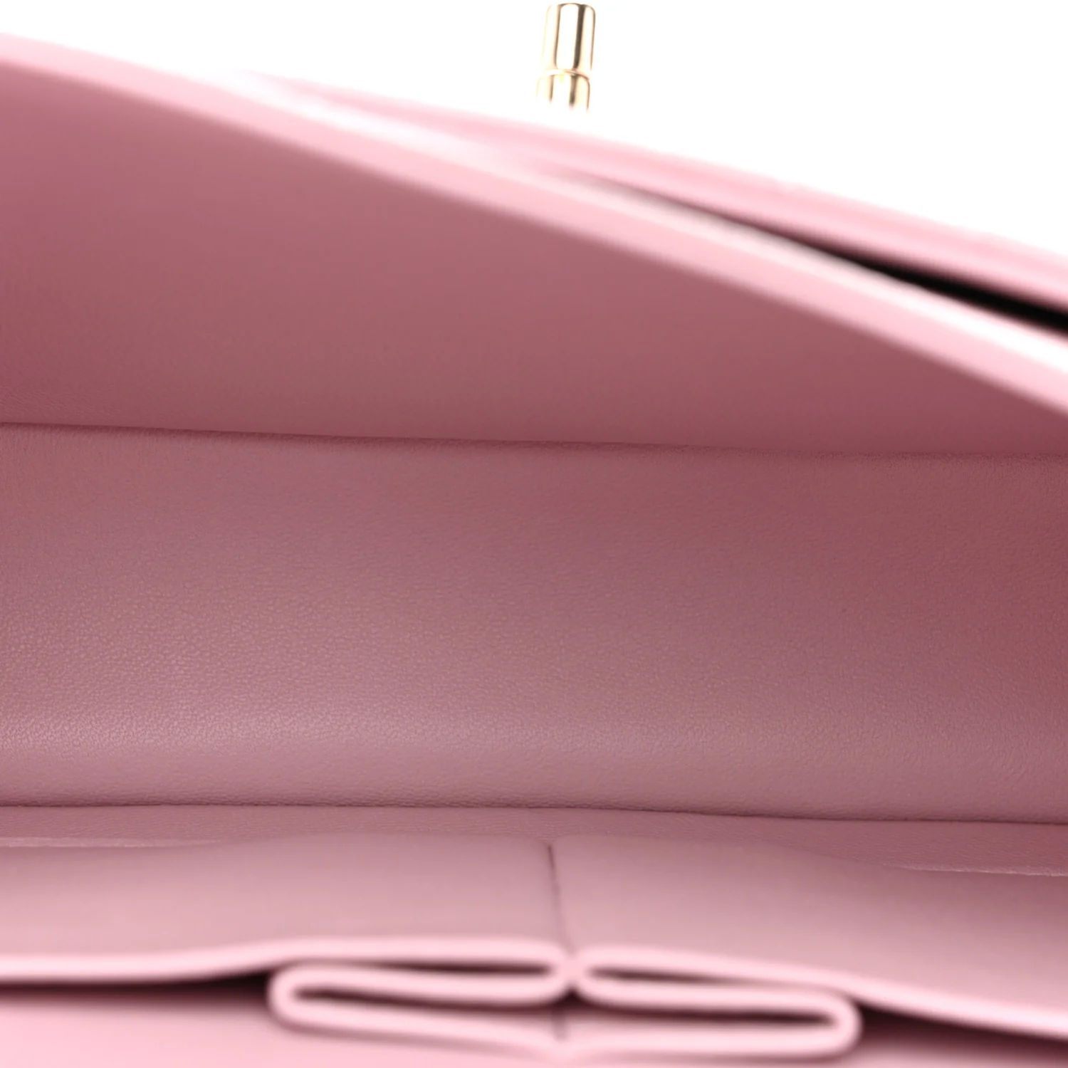 Caviar Quilted Medium Double Flap Light Pink - Image 5