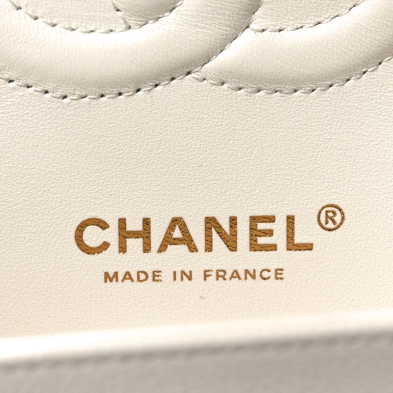 Caviar Quilted Medium Double Flap White - Image 6