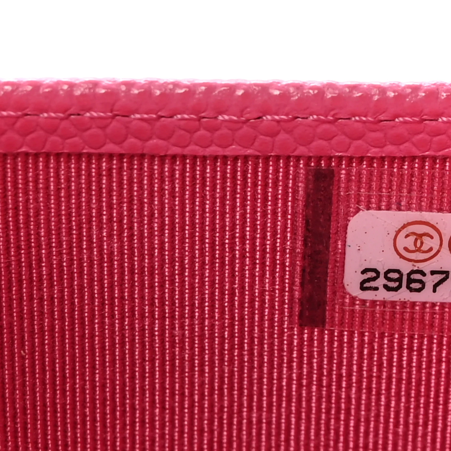 Caviar Quilted Medium Flap Wallet Pink - Image 8
