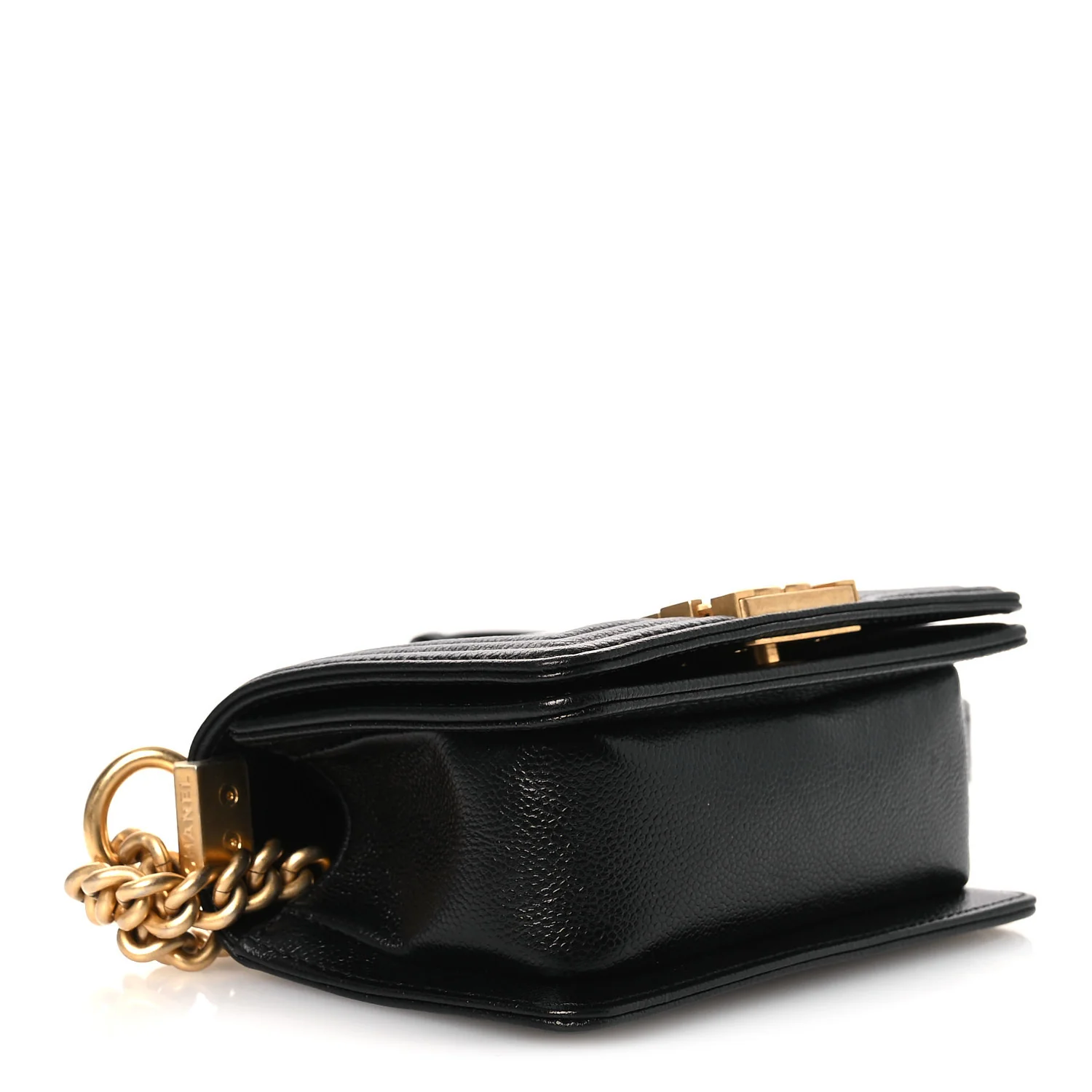 Caviar Quilted Mini Boy Flap Black - Image 4