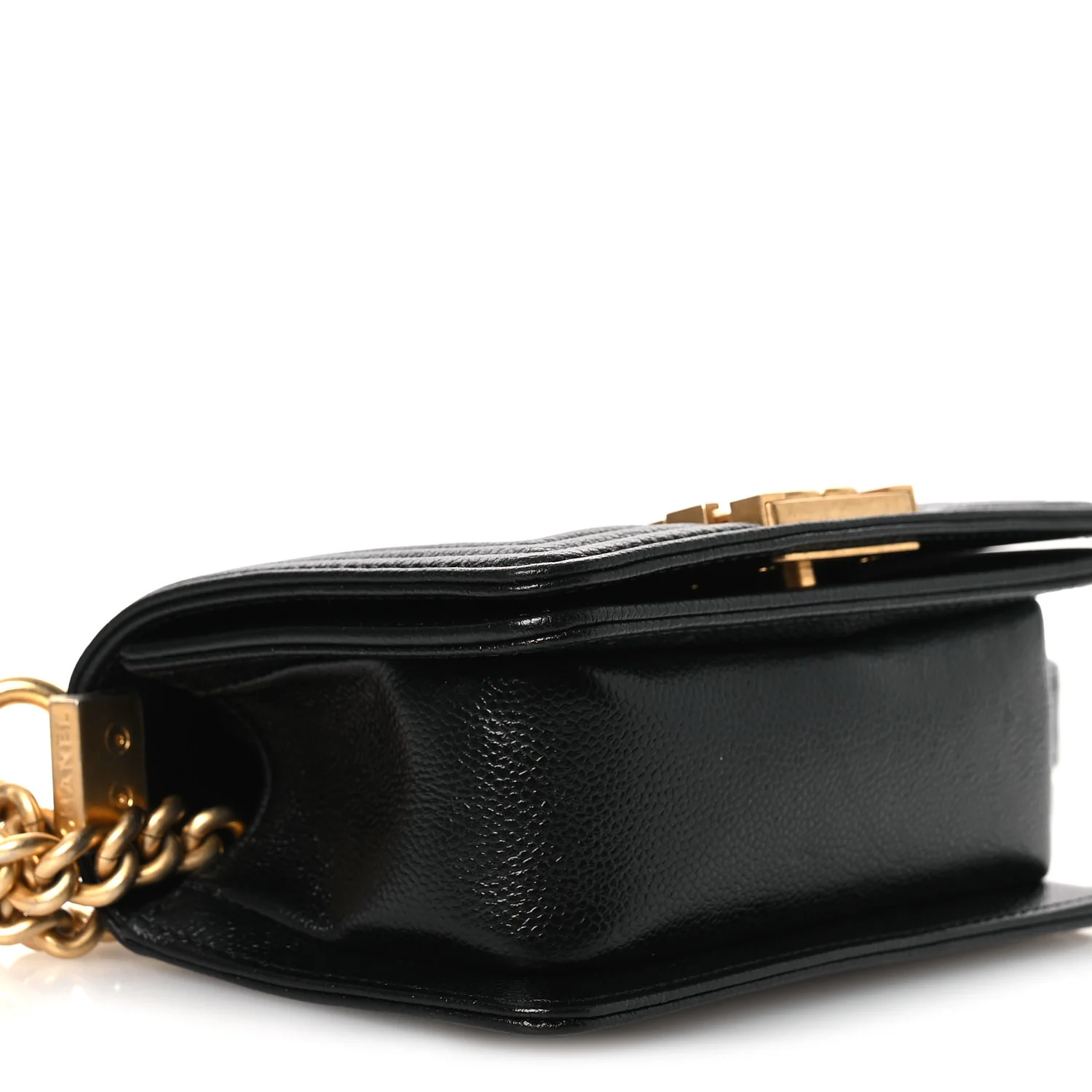 Caviar Quilted Mini Boy Flap Black - Image 9