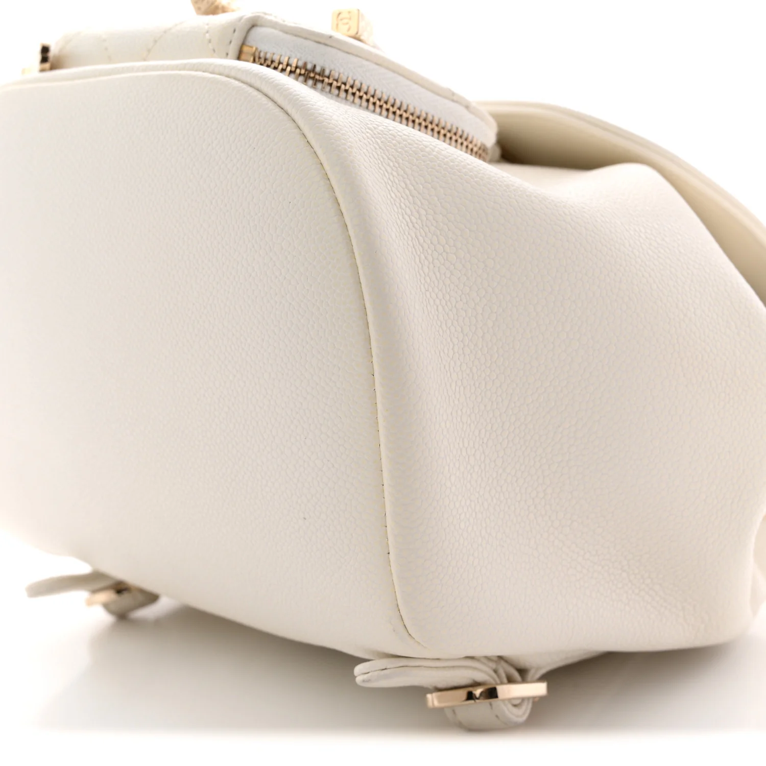 Caviar Quilted Mini Business Affinity Backpack White - Image 10