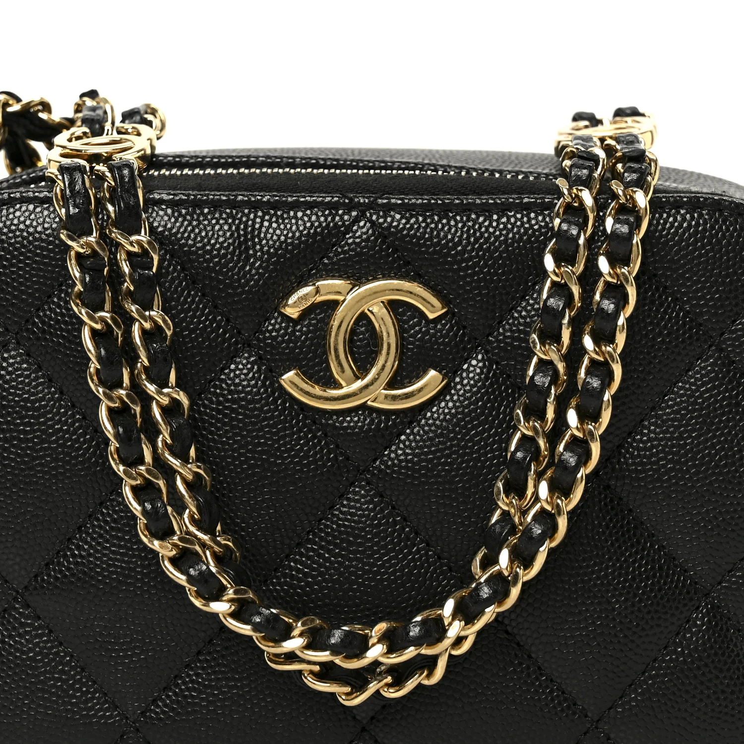 Caviar Quilted Mini CC You Camera Case Black - Image 8