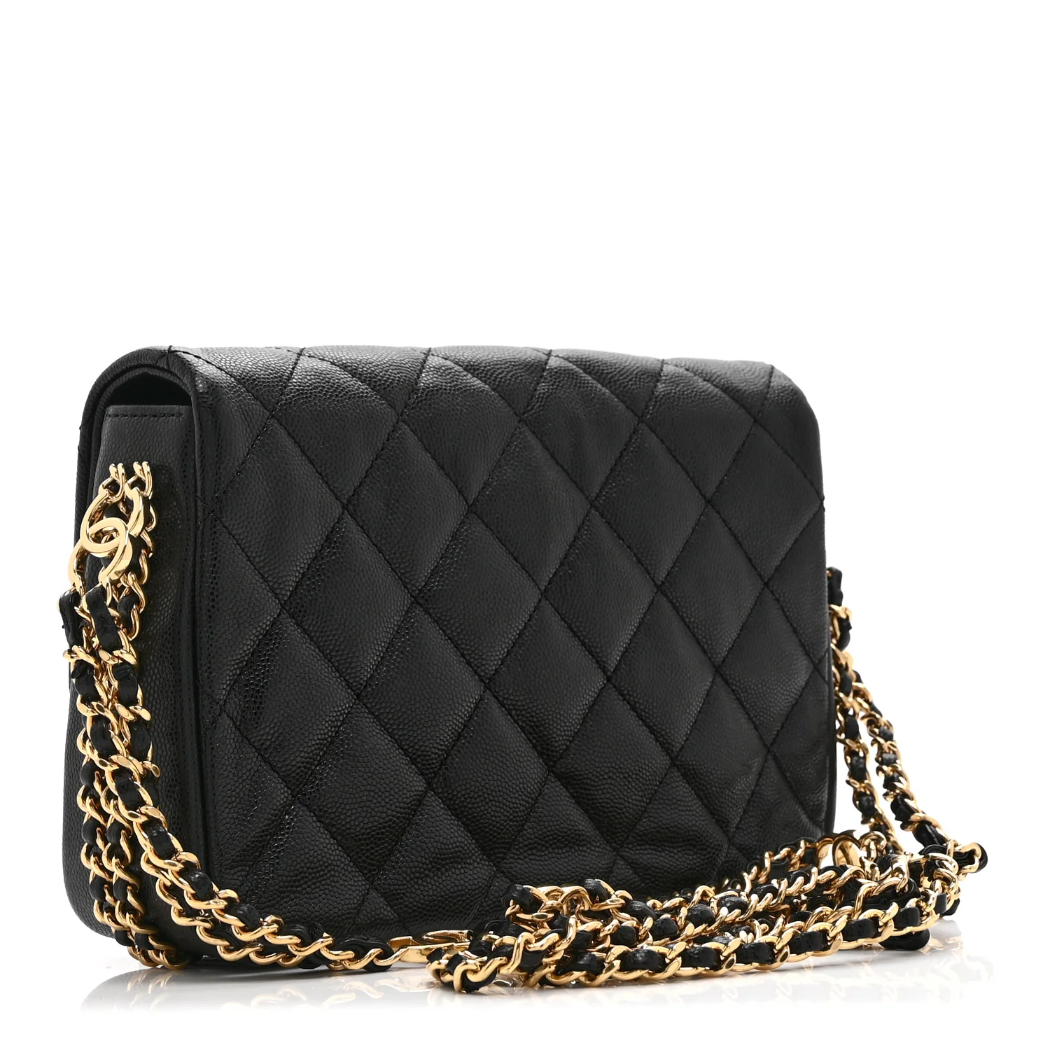 Caviar Quilted Mini CC You Flap Black - Image 3