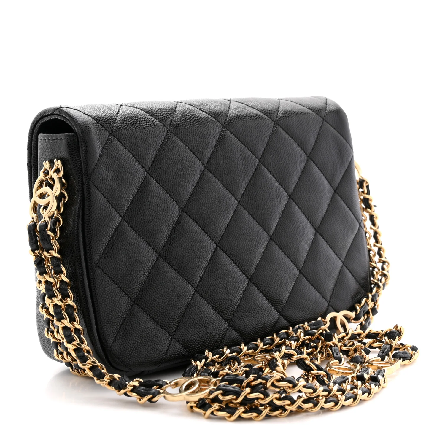 Caviar Quilted Mini CC You Flap Black - Image 3