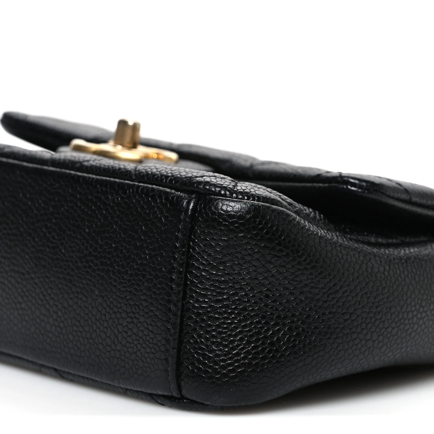 Caviar Quilted Mini Chain Soul Flap Black - Image 10