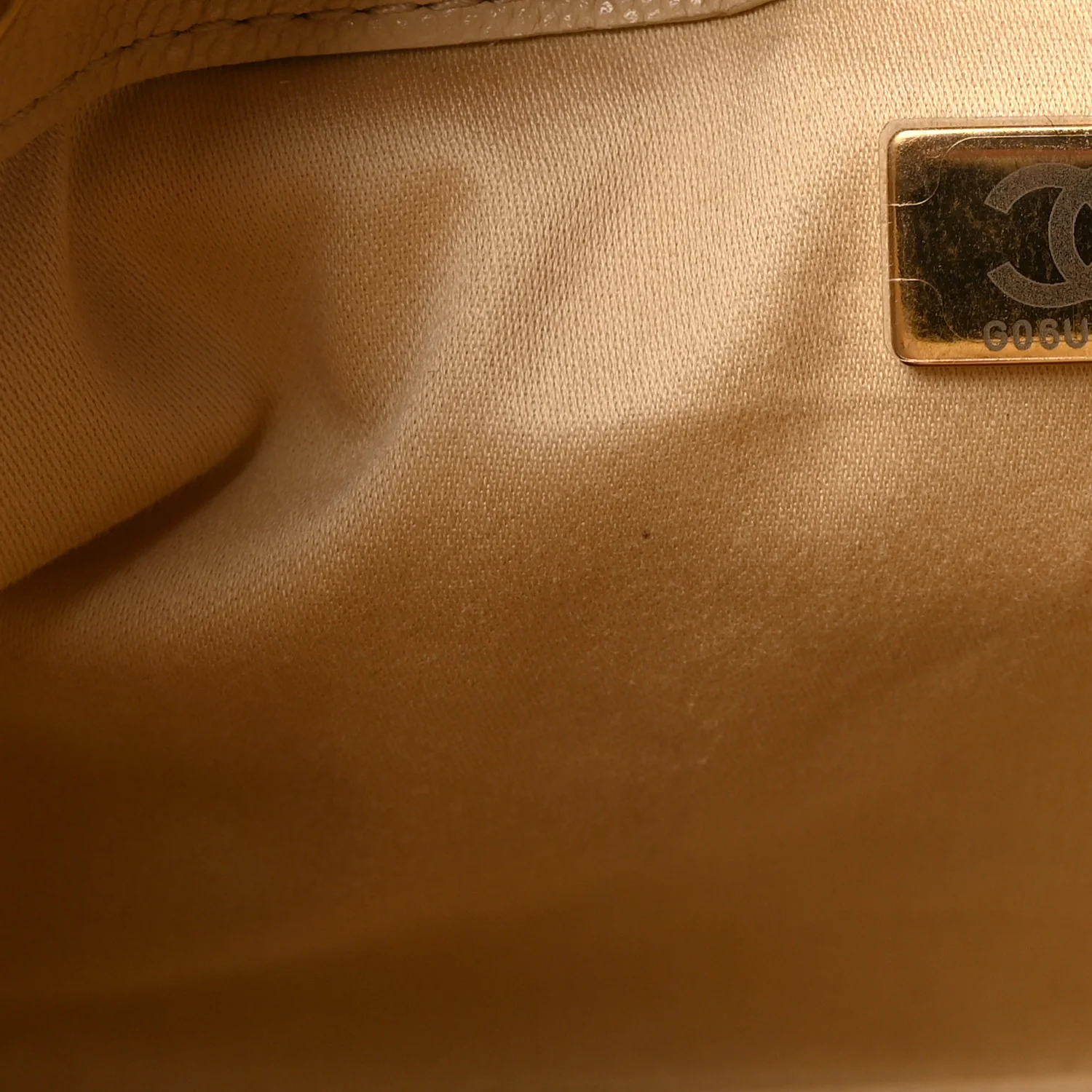 Caviar Quilted Mini Chanel 25 Handbag Beige - Image 7
