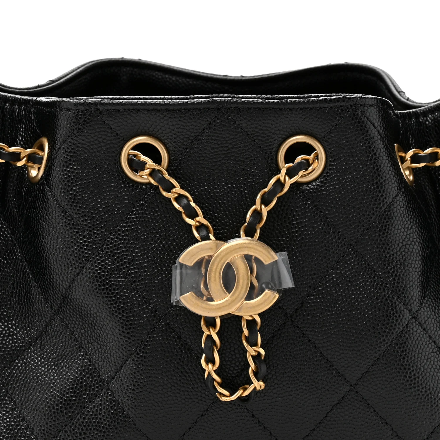 Caviar Quilted Mini Chanel 25 Handbag Black - Image 8