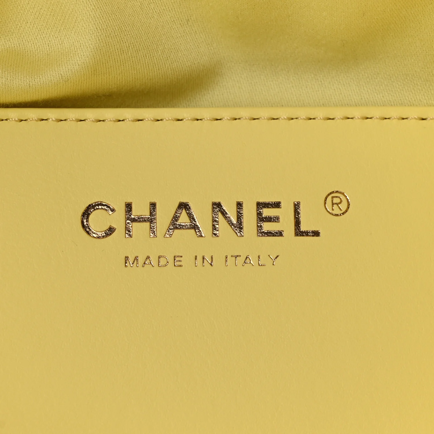 Caviar Quilted Mini Chanel 25 Handbag Light Yellow - Image 6
