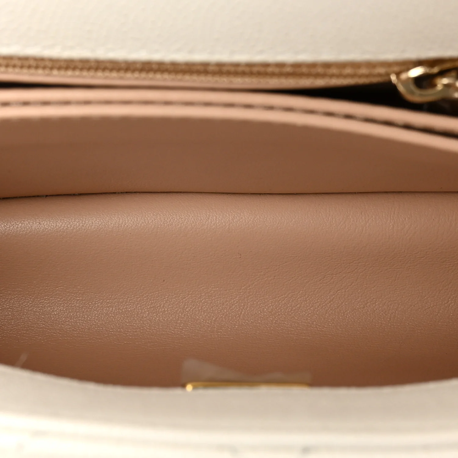 Caviar Quilted Mini Coco Handle Flap White - Image 5