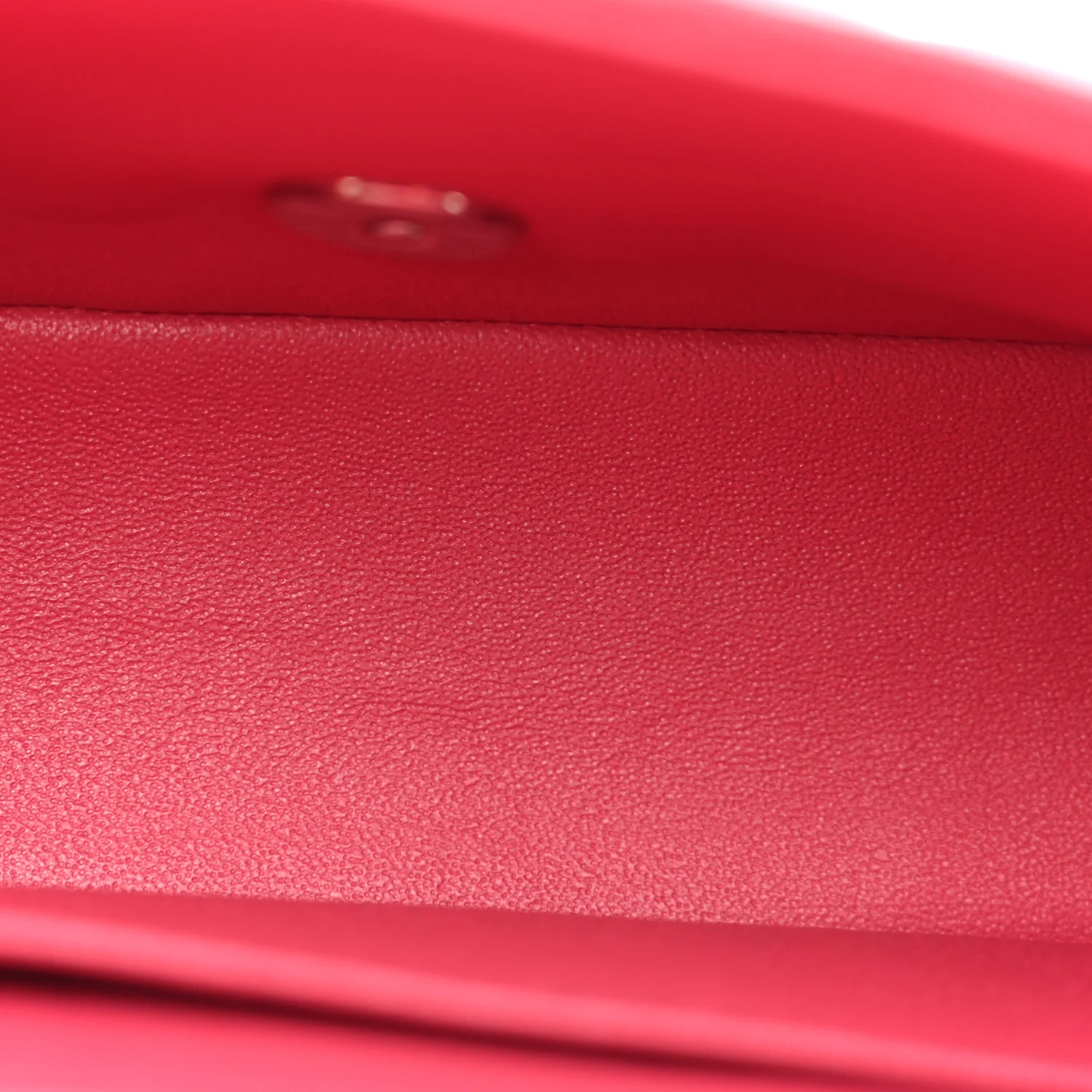 Caviar Quilted Mini Rectangular Flap Pink - Image 5