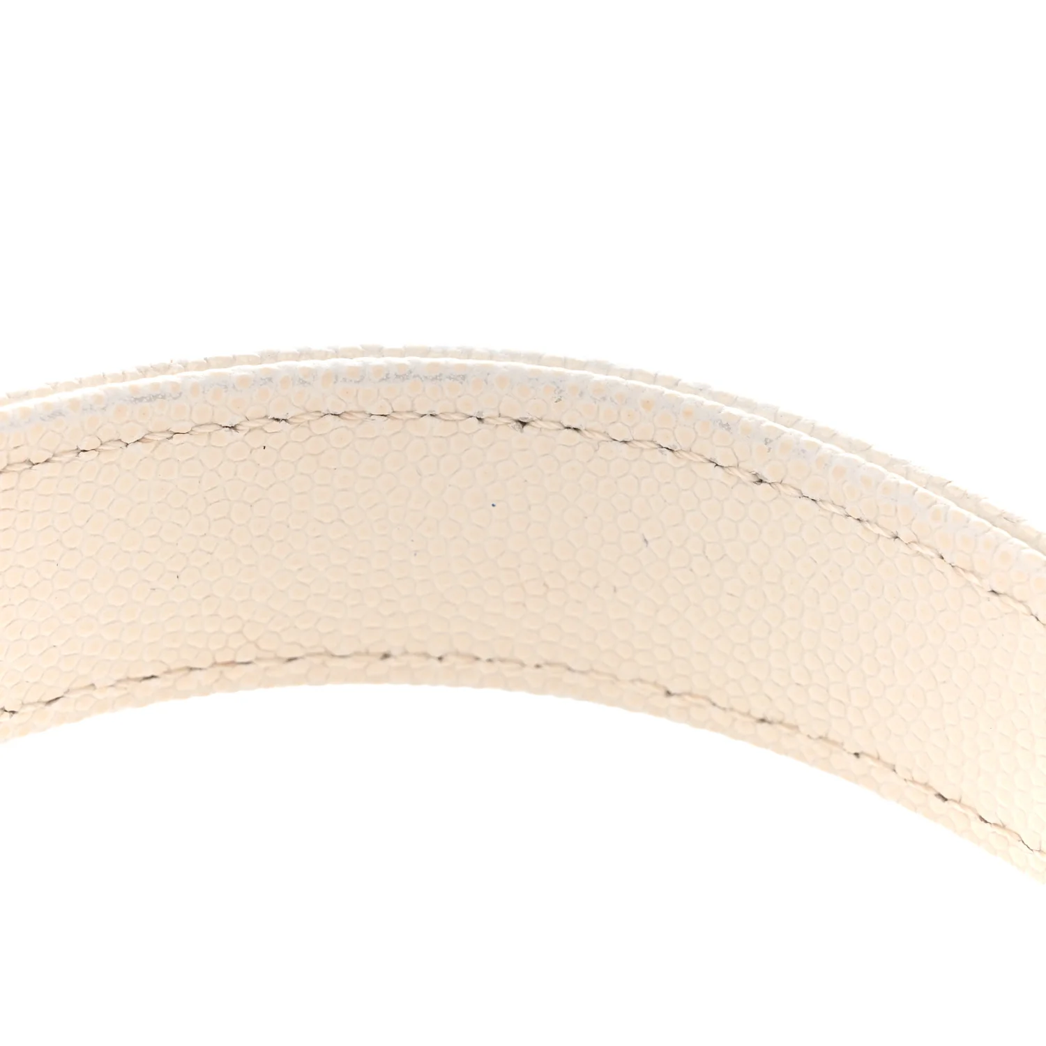 Caviar Quilted Mini Retro Twist Top Handle Flap White - Image 13