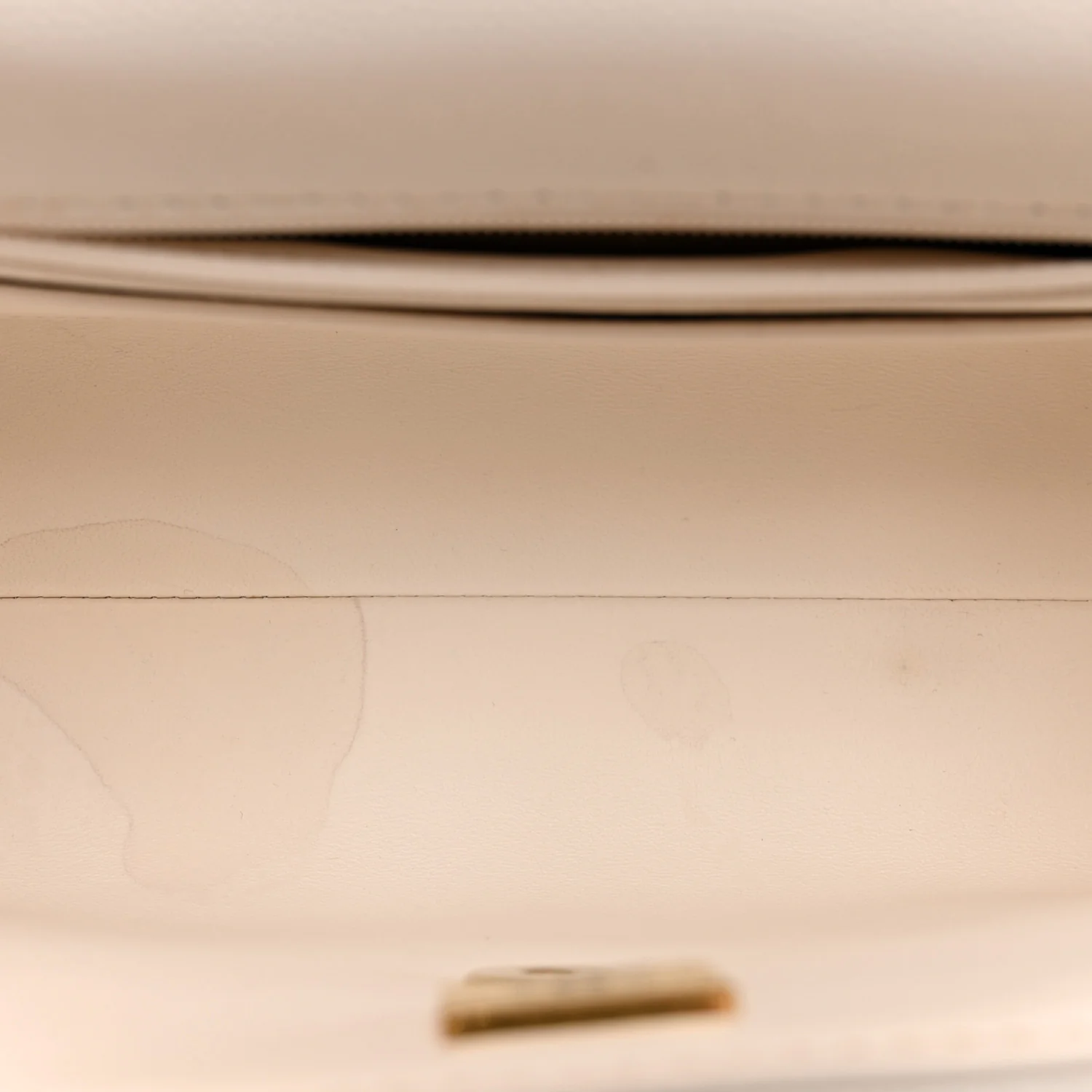 Caviar Quilted Mini Retro Twist Top Handle Flap White - Image 5