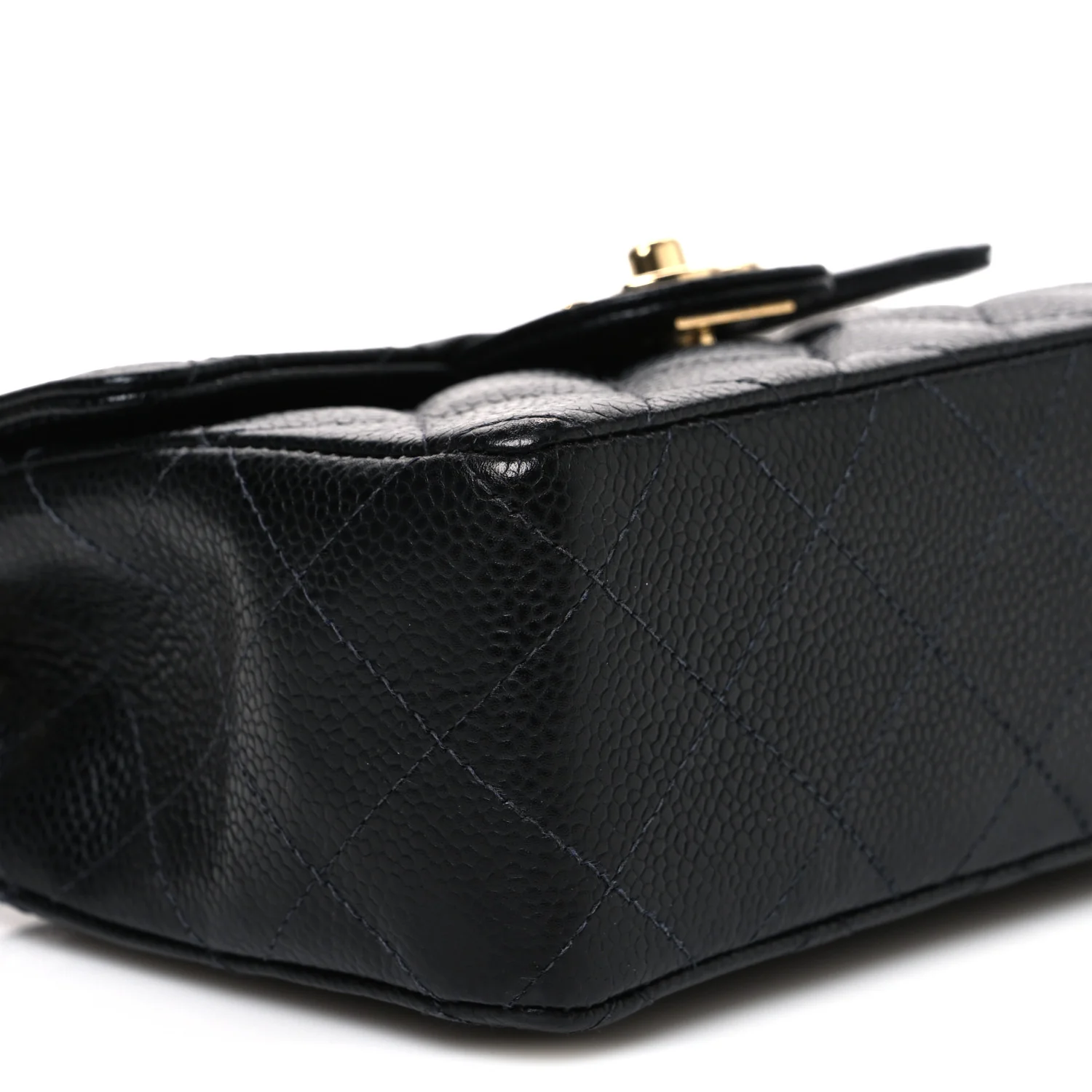 Caviar Quilted Mini Square Flap Black - Image 8