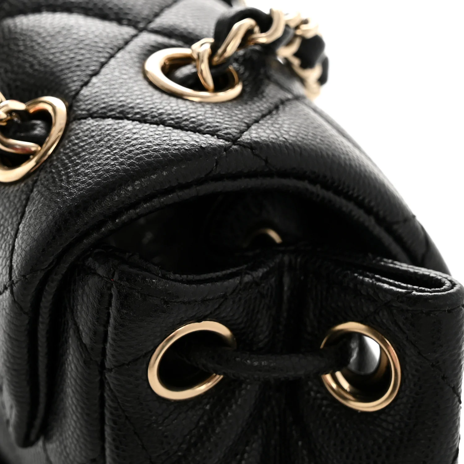 Caviar Quilted Mini Urban Spirit Backpack Black - Image 12