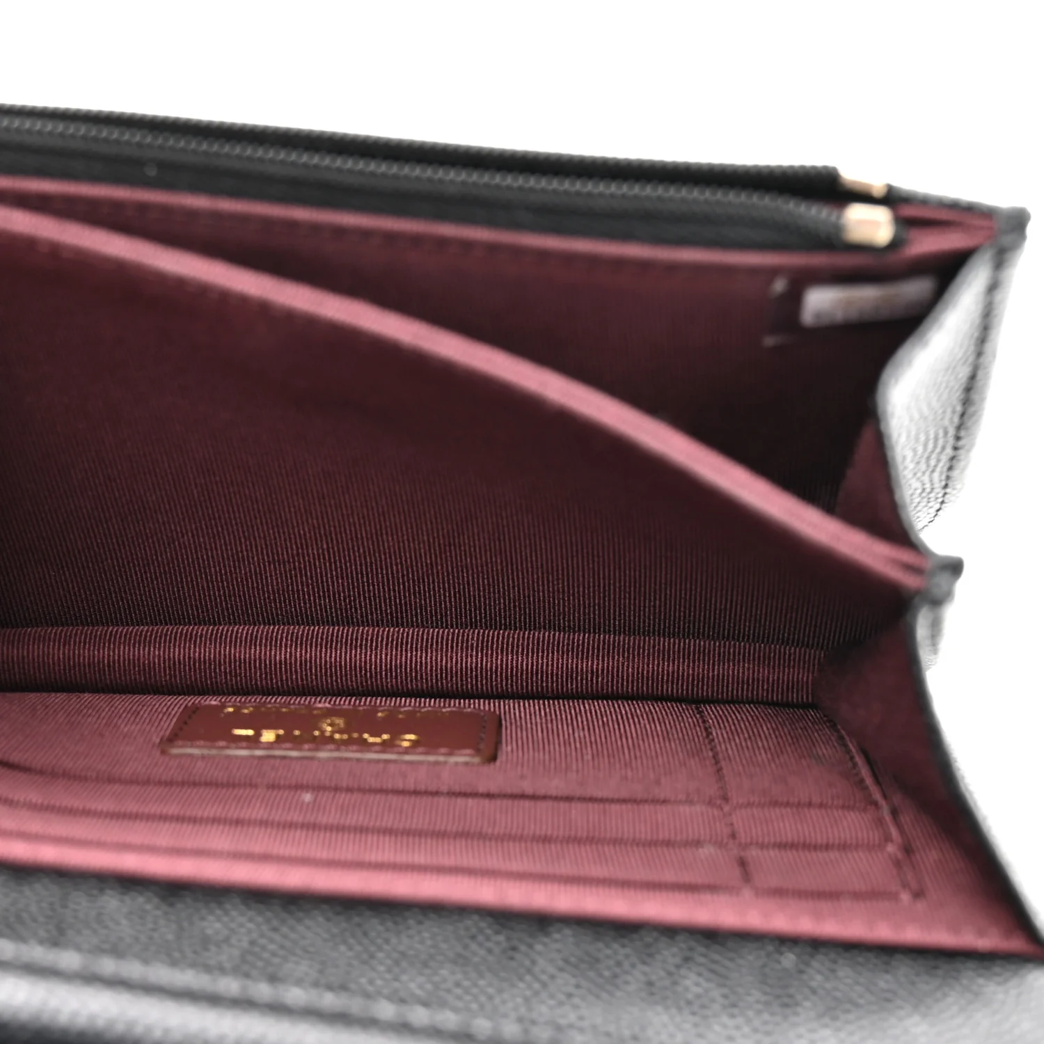 Caviar Quilted Mini Wallet On Chain WOC Black - Image 6