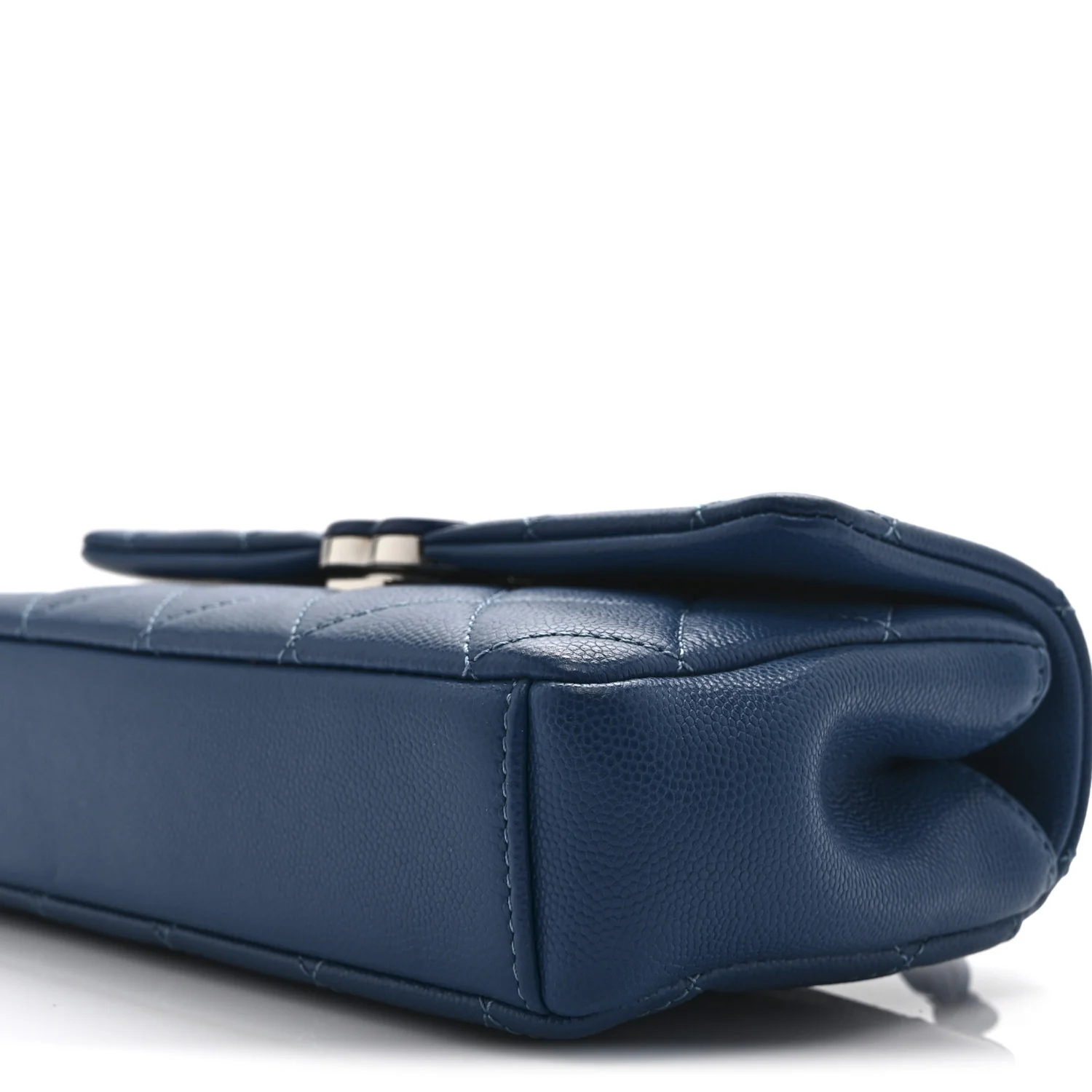 Caviar Quilted My Everything Small Flap Blue - Image 10