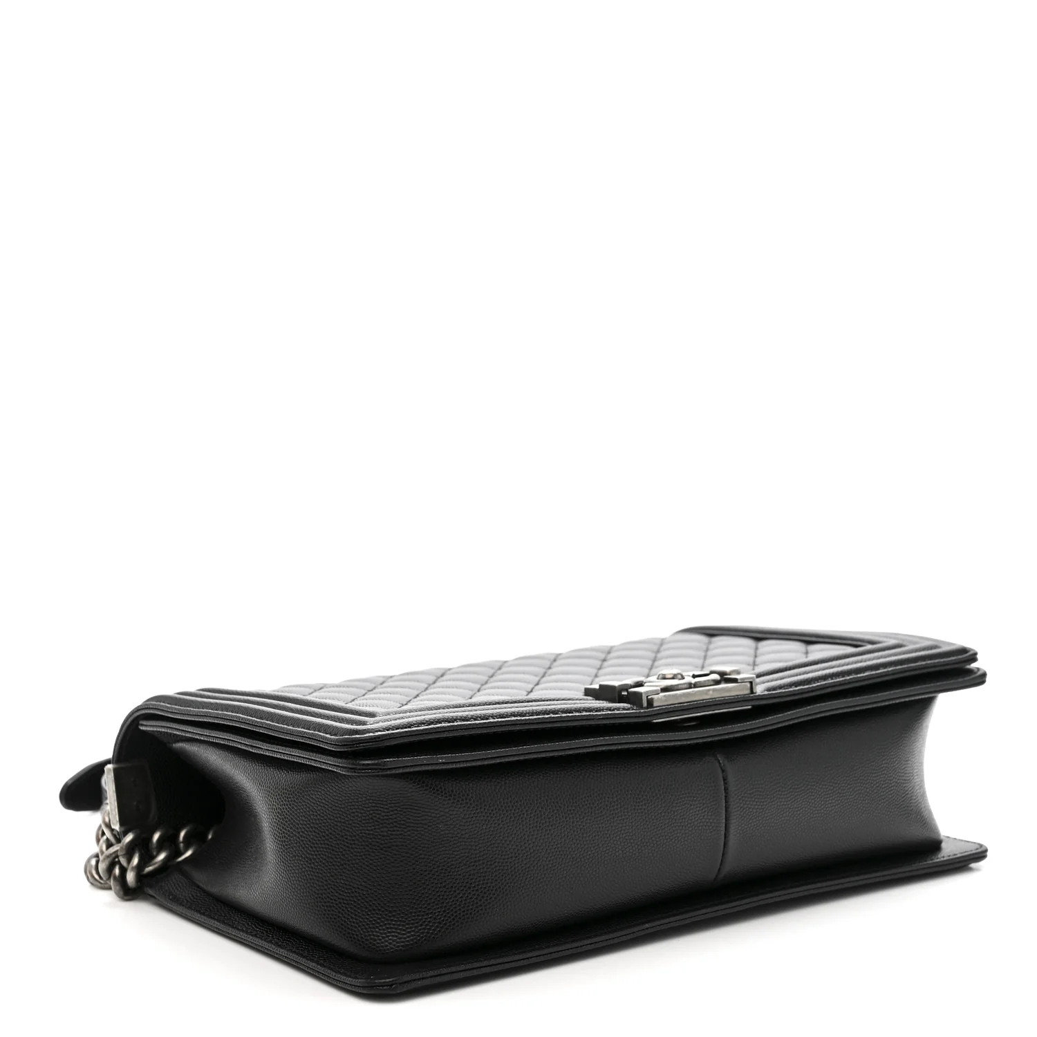 Caviar Quilted New Medium Boy Flap Black - Image 4