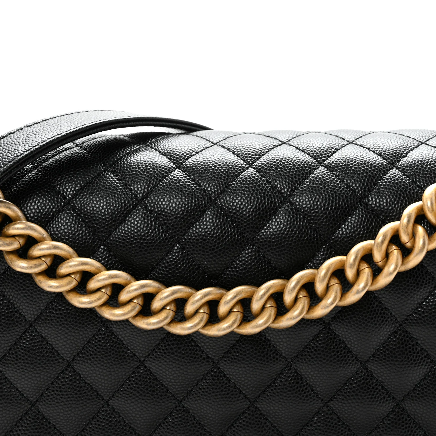 Caviar Quilted New Medium Boy Flap Black - Image 8