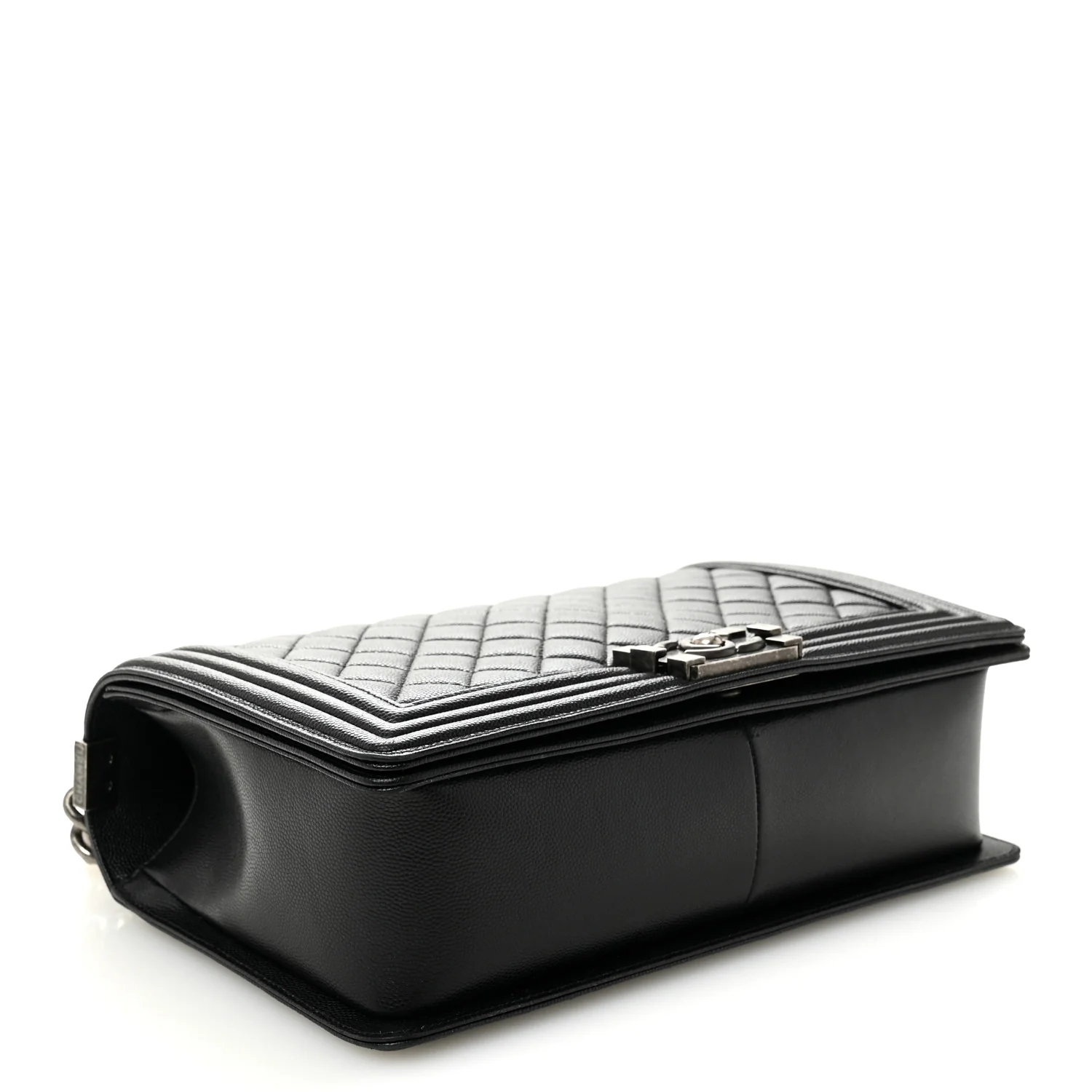 Caviar Quilted New Medium Boy Flap Black - Image 4