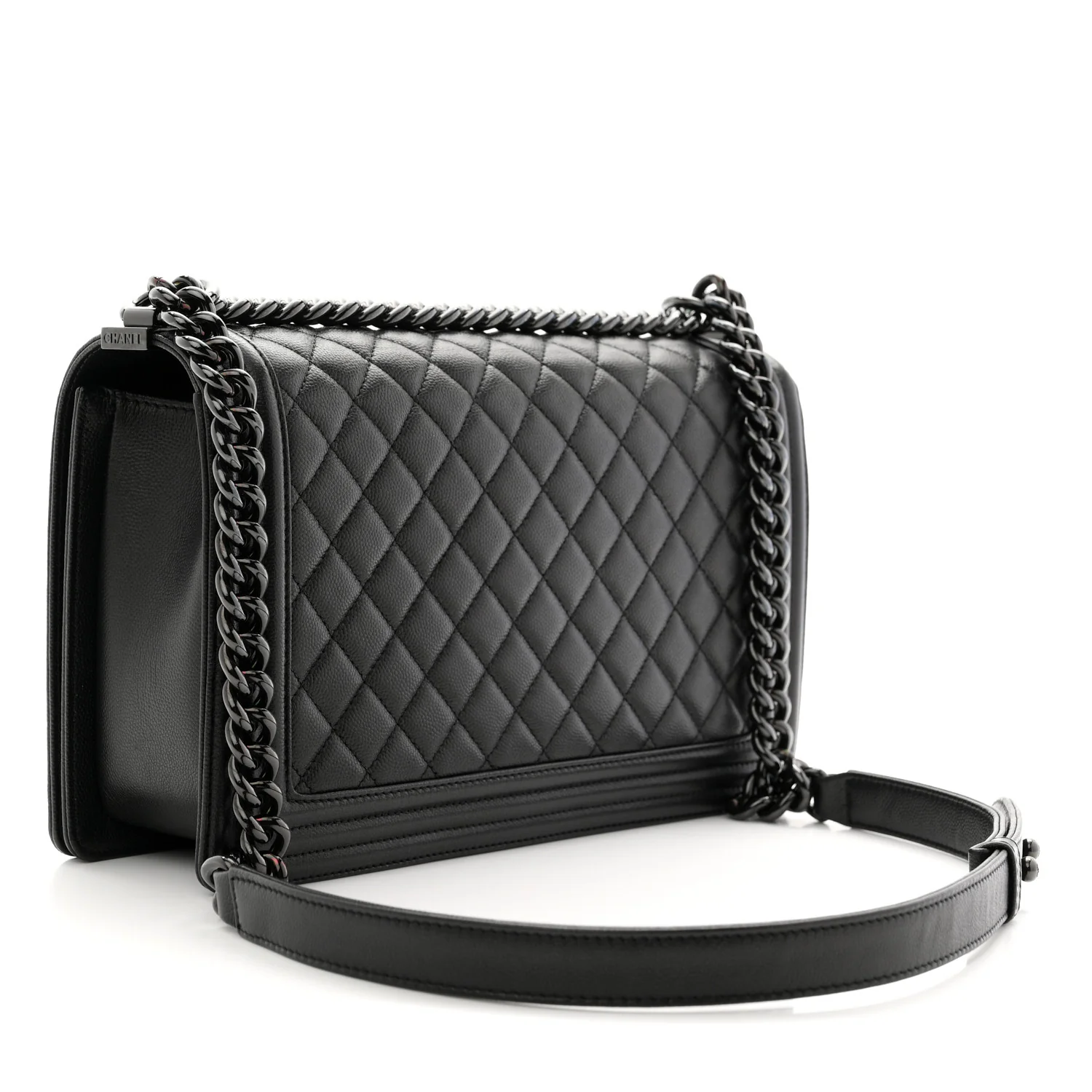 Caviar Quilted New Medium Boy Flap So Black - Image 3
