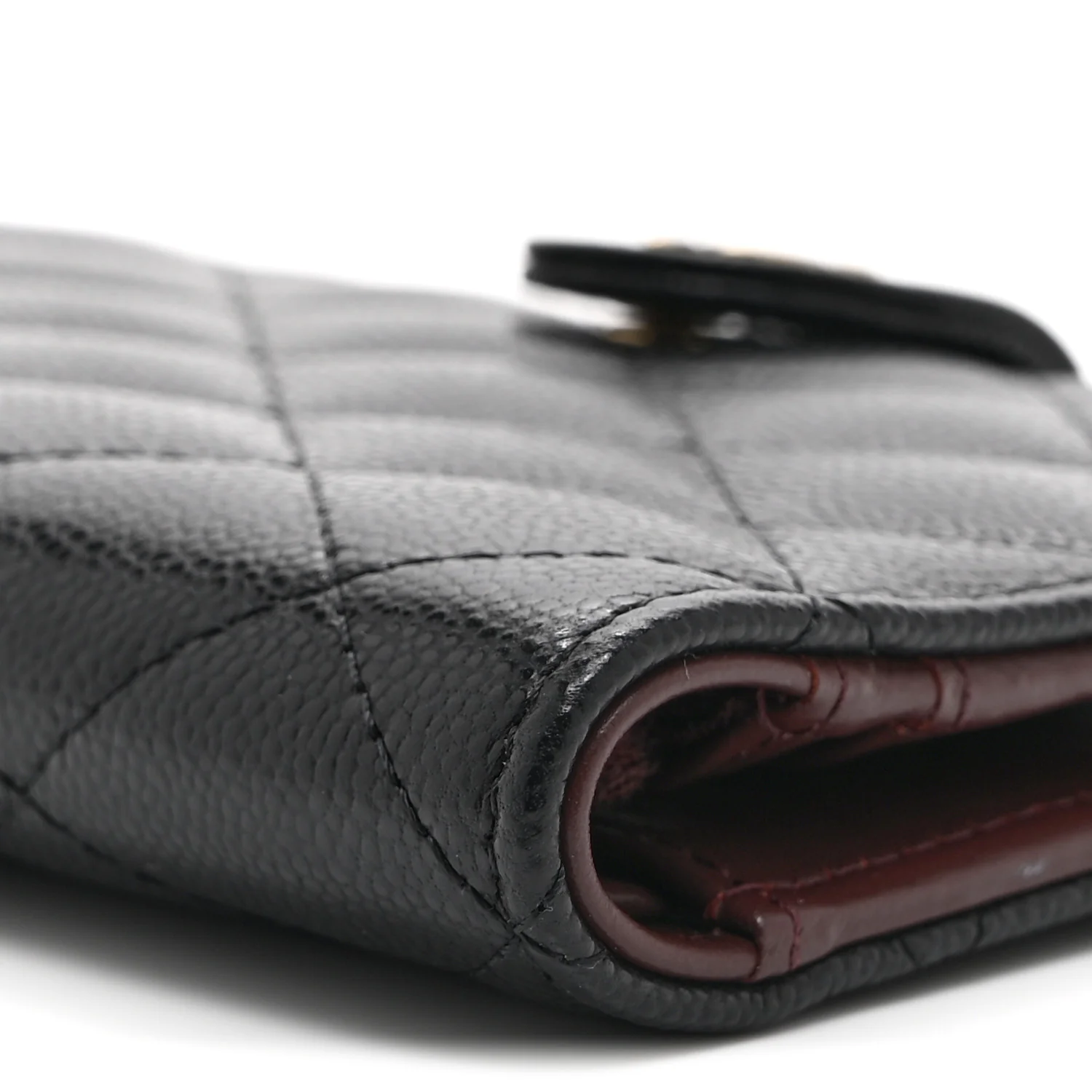 Caviar Quilted Passport Holder Black - Image 10