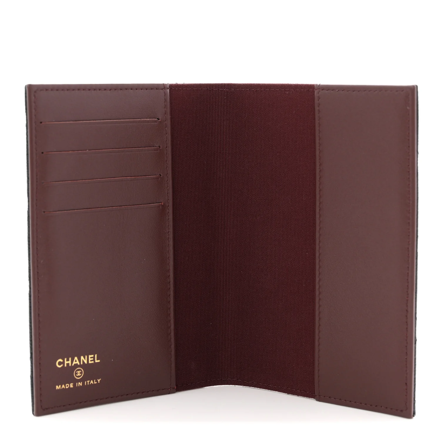 Caviar Quilted Passport Holder Black - Image 5