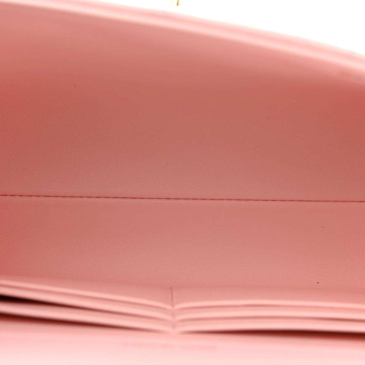 Caviar Quilted Retro Mini Twist Top Handle Clutch Flap Light Pink - Image 5