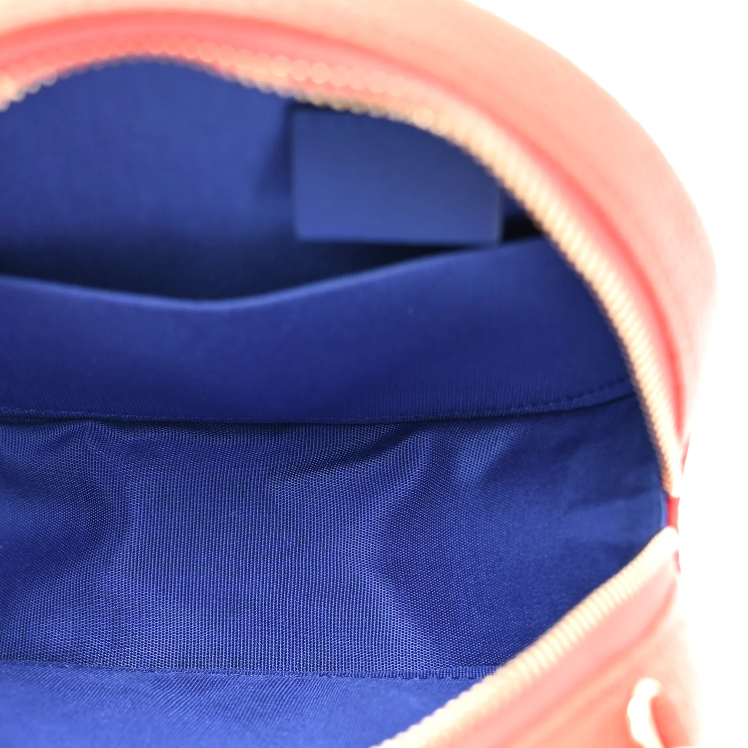 Caviar Quilted Round Filigree Crossbody Blue White Red - Image 5