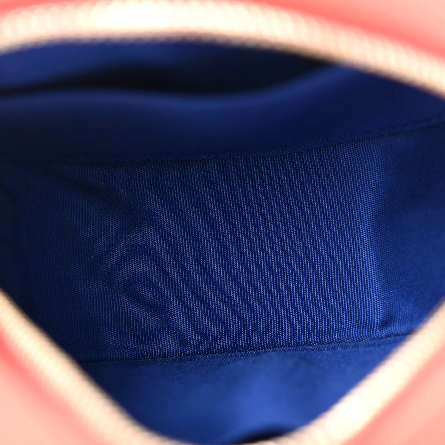 Caviar Quilted Round Filigree Crossbody Blue White Red - Image 5