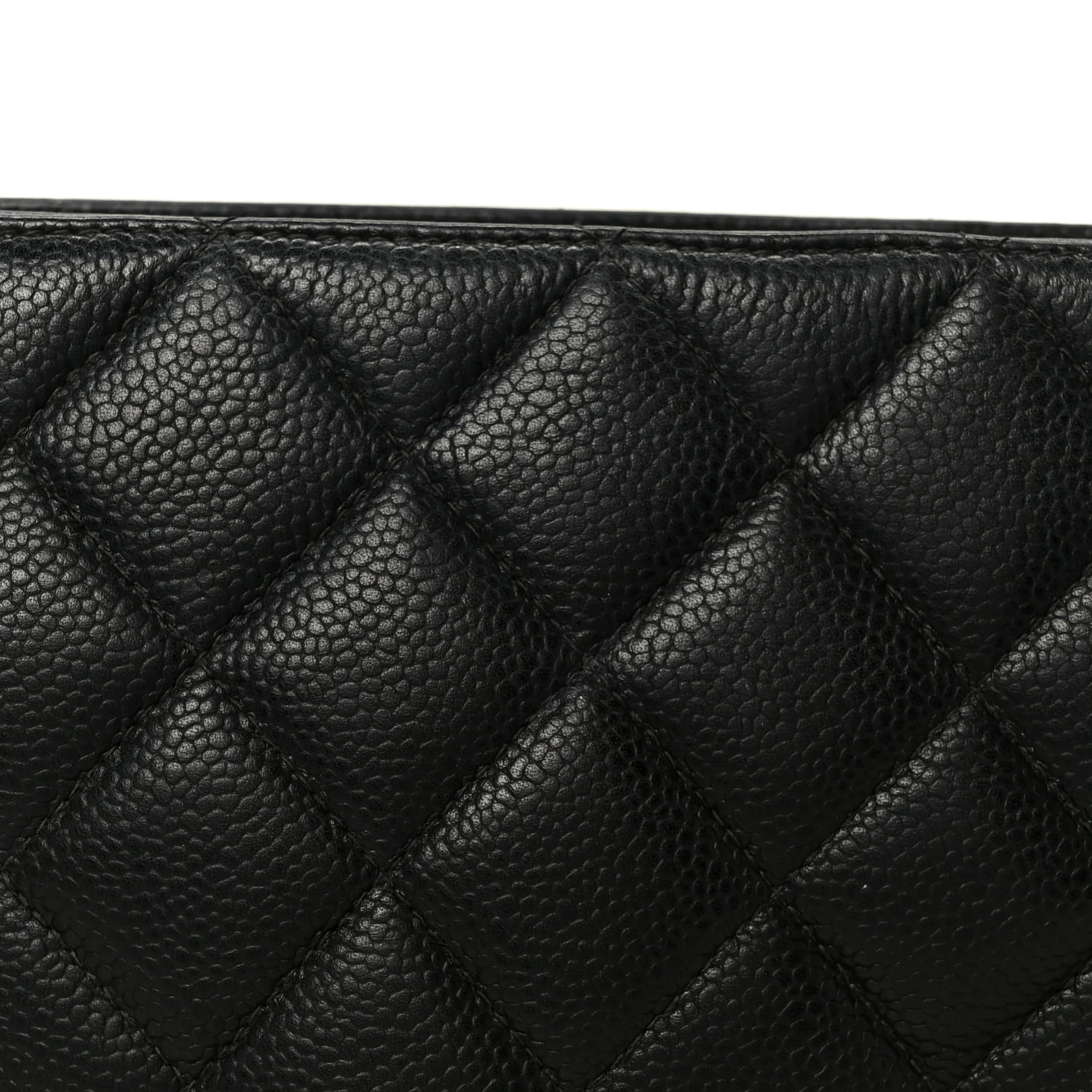 Caviar Quilted Shoulder Bag Black - Image 10