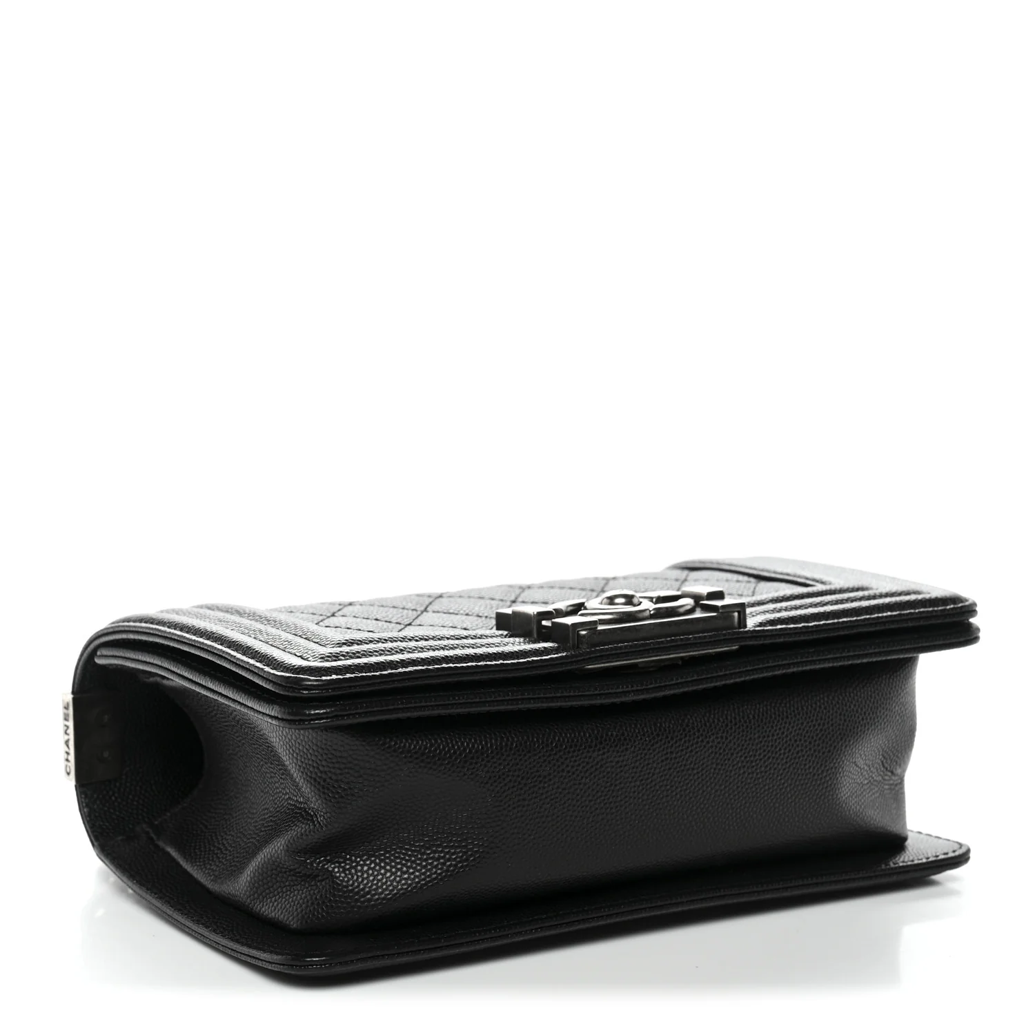 Caviar Quilted Small Boy Flap Black - Image 4