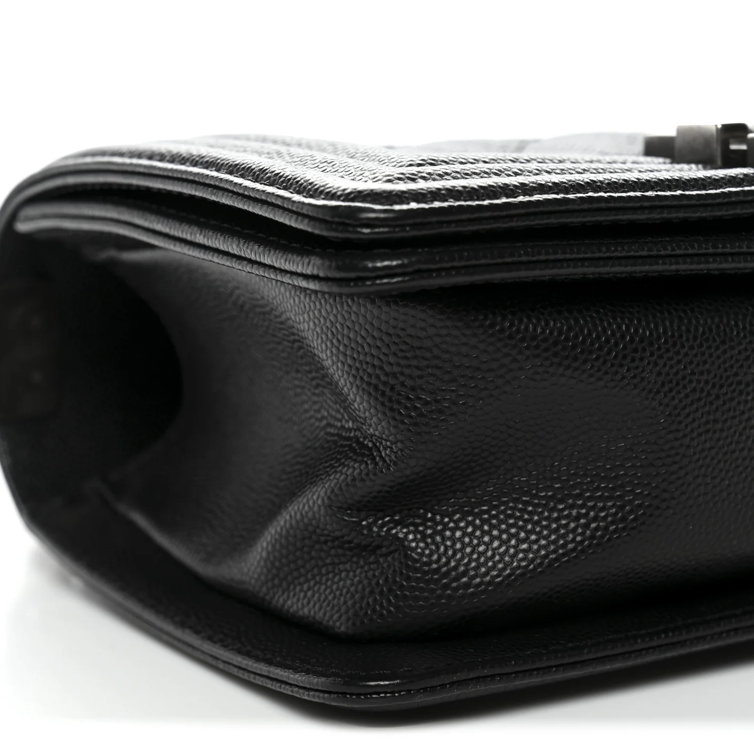 Caviar Quilted Small Boy Flap Black - Image 9