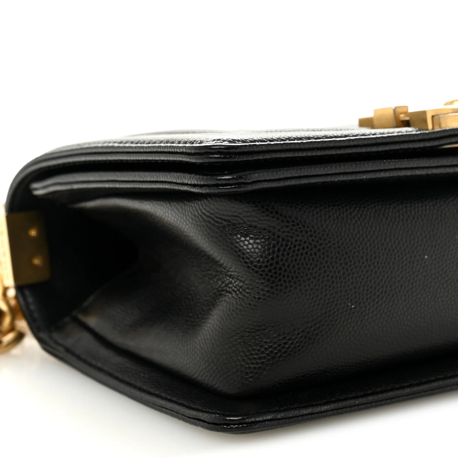 Caviar Quilted Small Boy Flap Black - Image 9