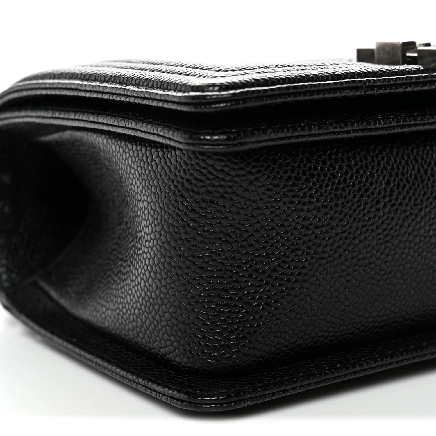 Caviar Quilted Small Boy Flap Black - Image 8