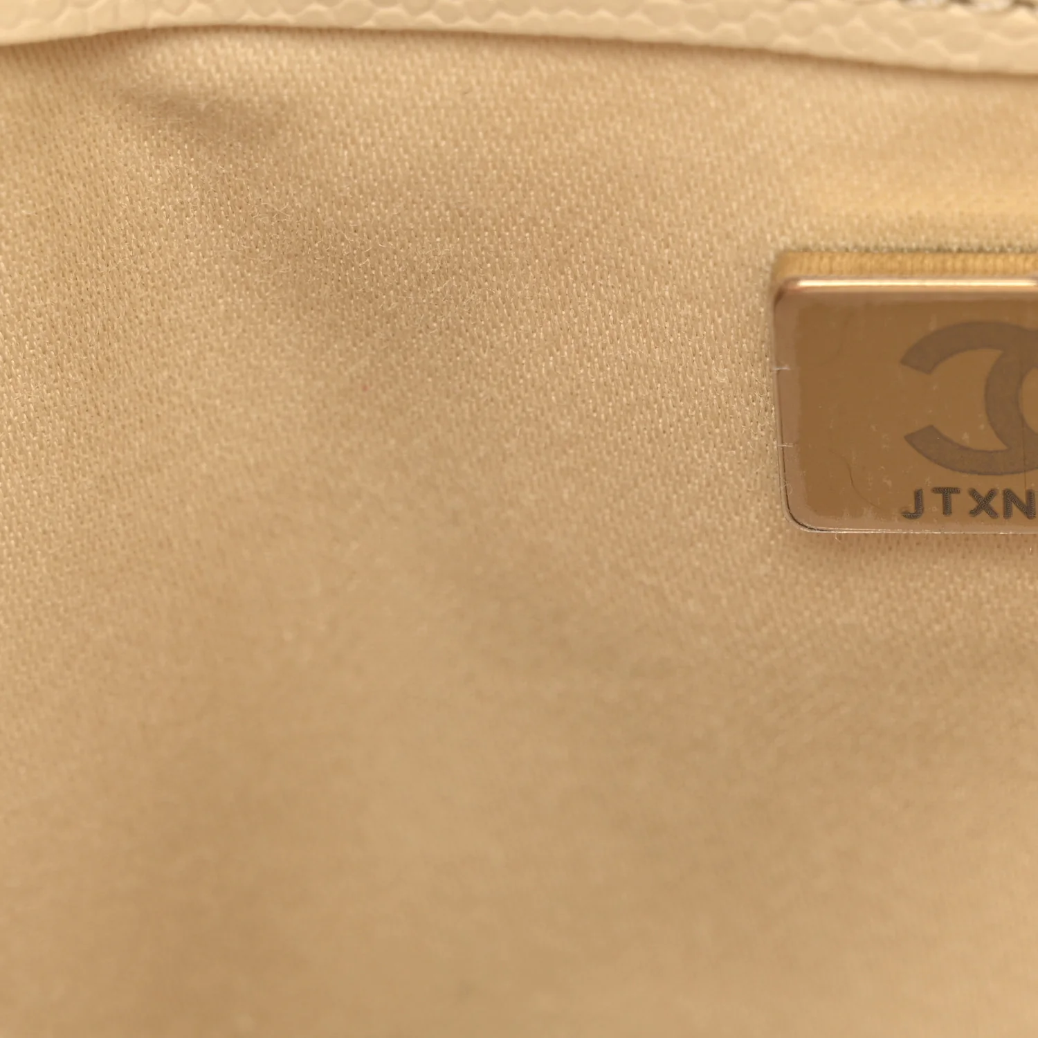 Caviar Quilted Small Chanel 25 Handbag Beige - Image 7